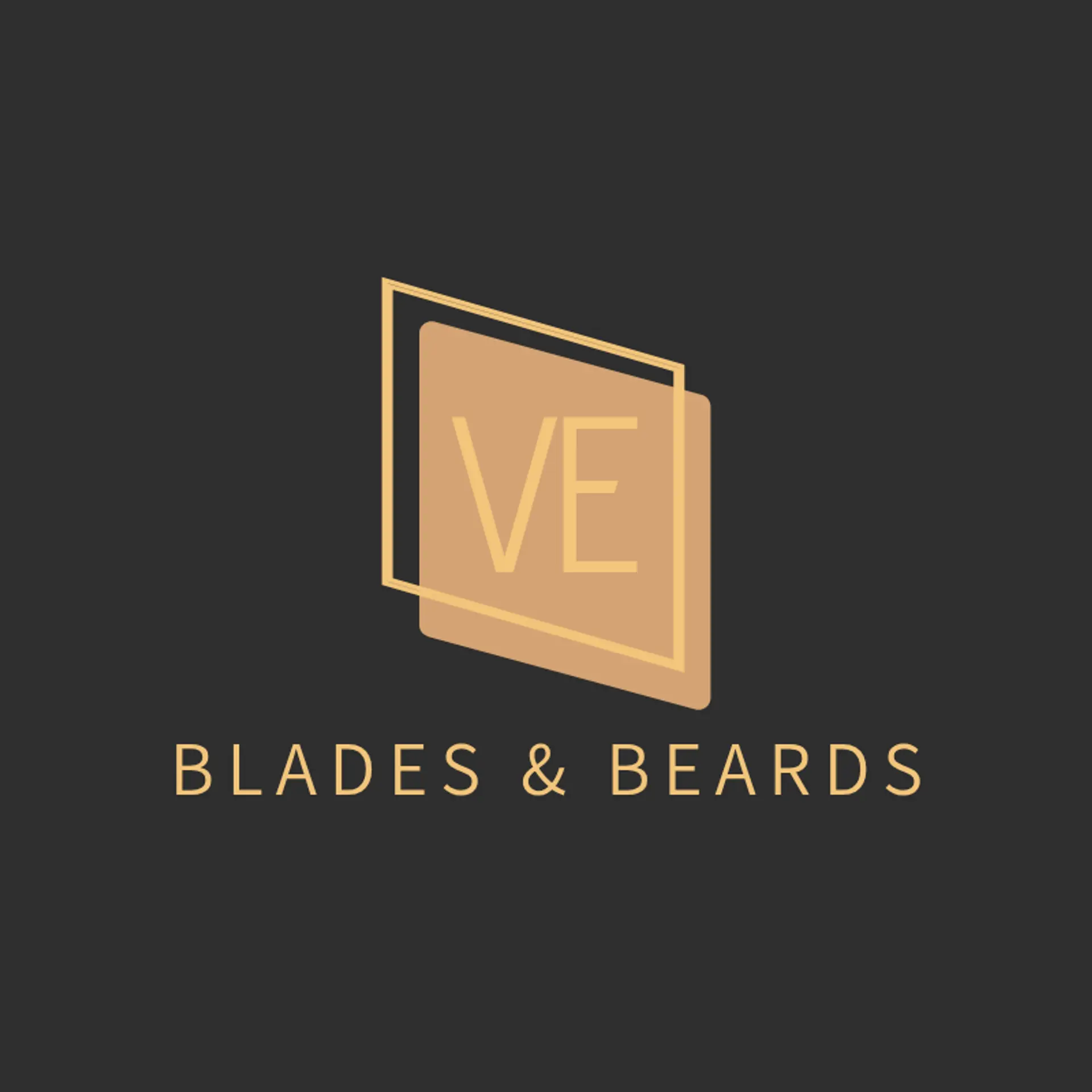 Blades & Beards logo for barber