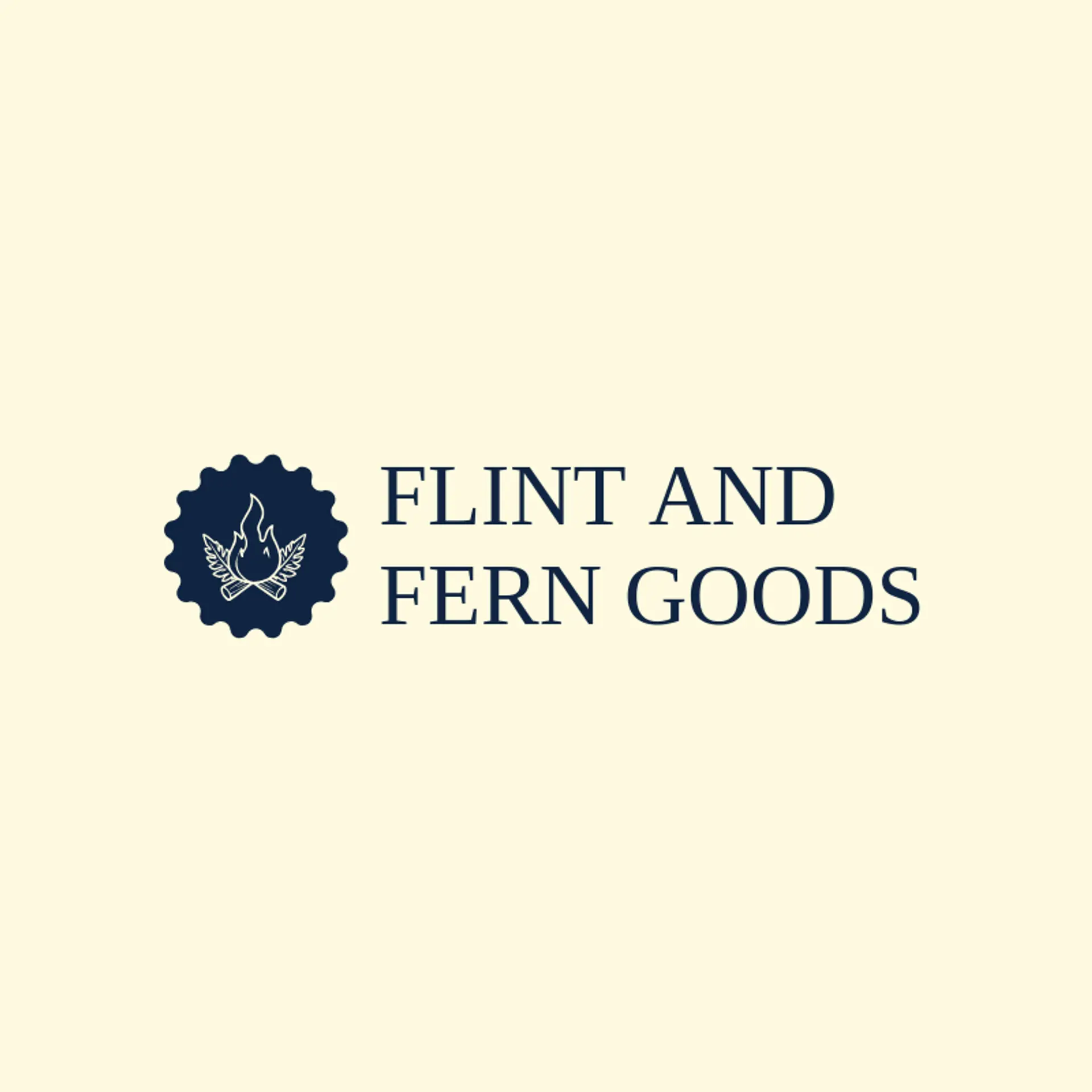 Flint And Fern Goods logo for campfire
