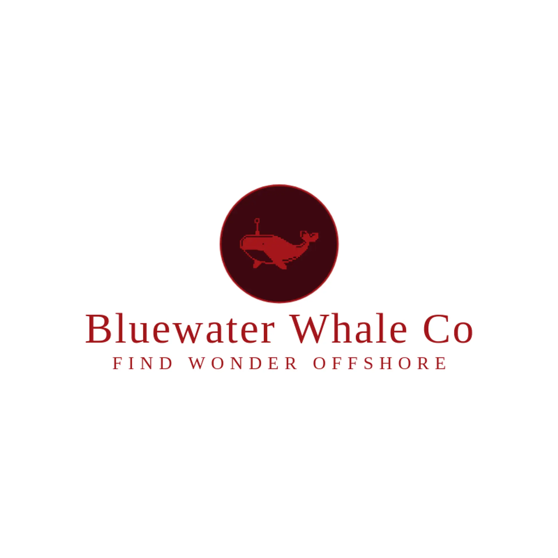 Bluewater Whale Co logo for whale
