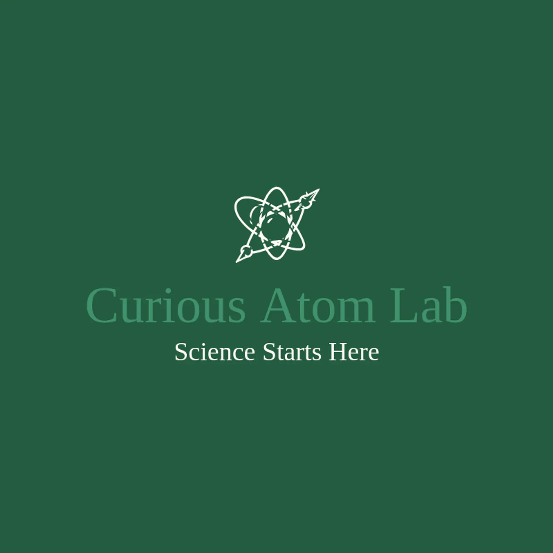 Curious Atom Lab logo for nerd