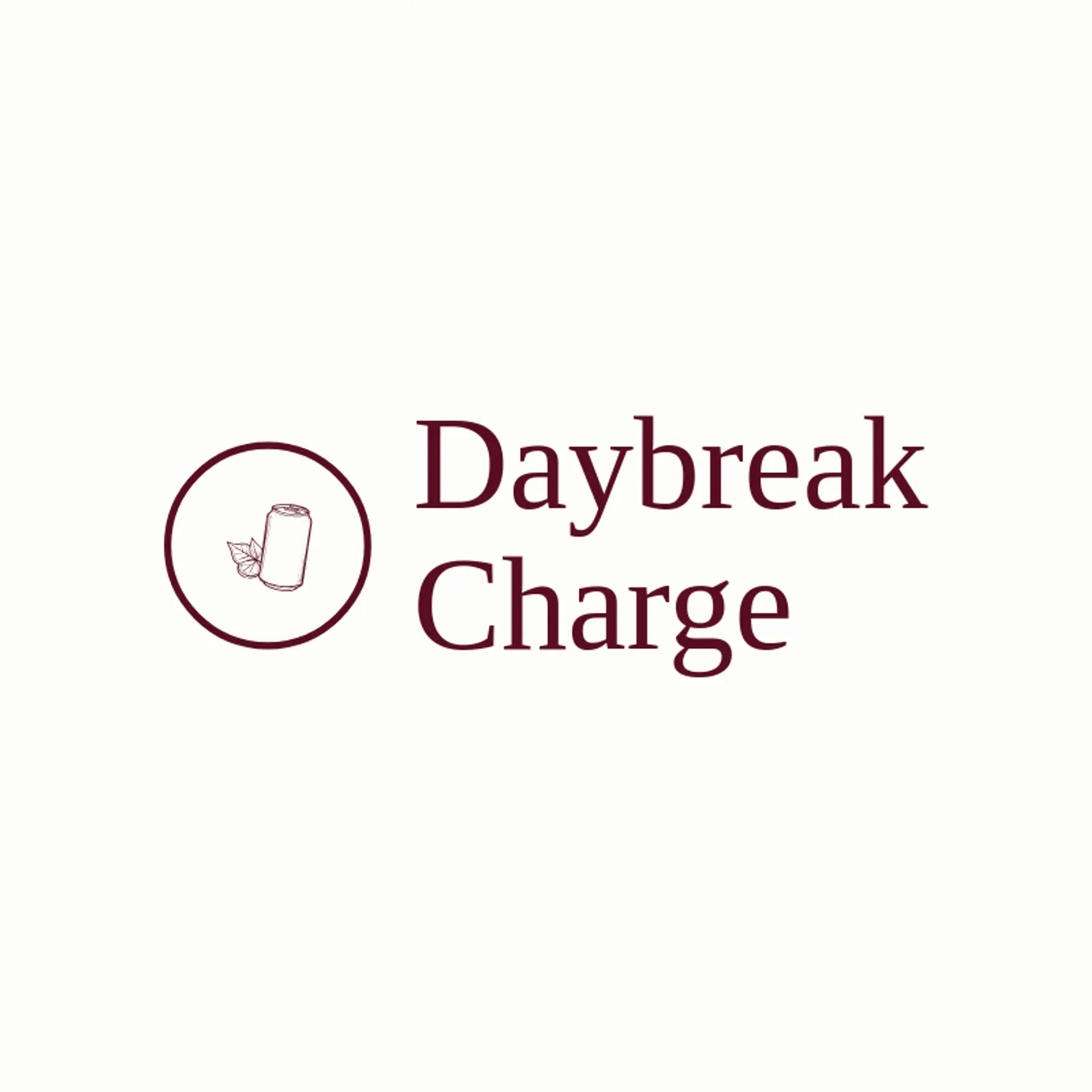 Daybreak Charge logo for energy drink