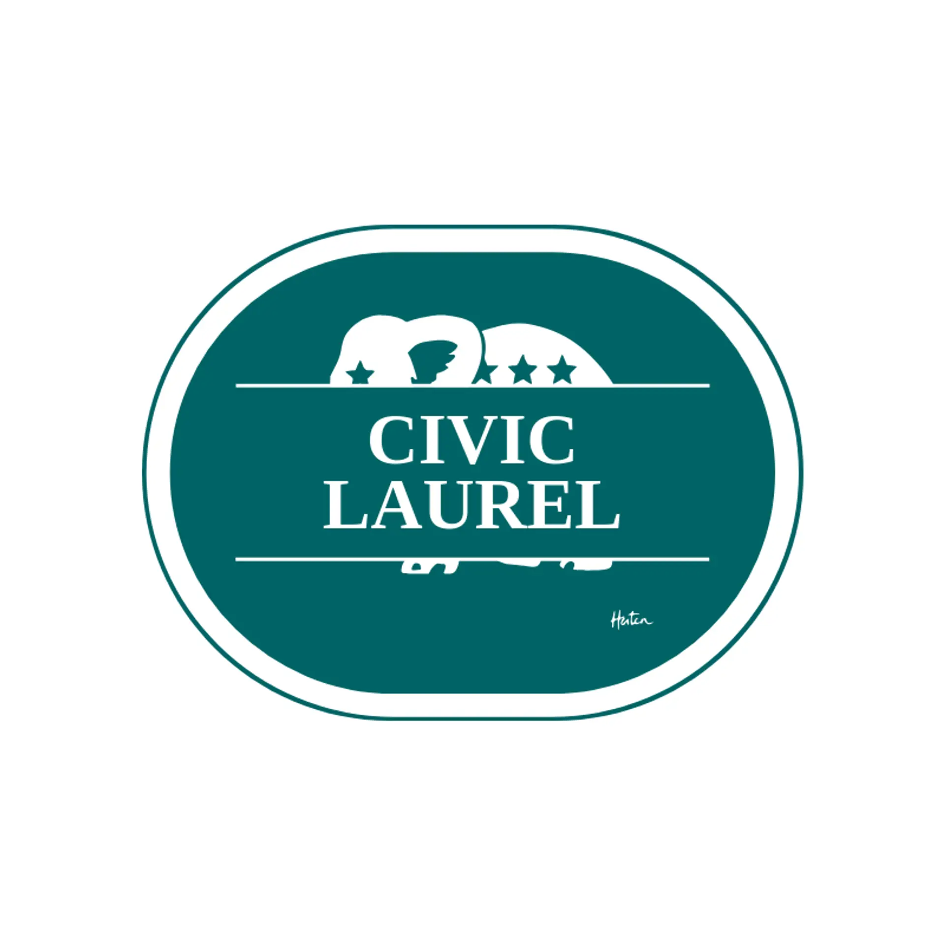 Civic Laurel logo for republican
