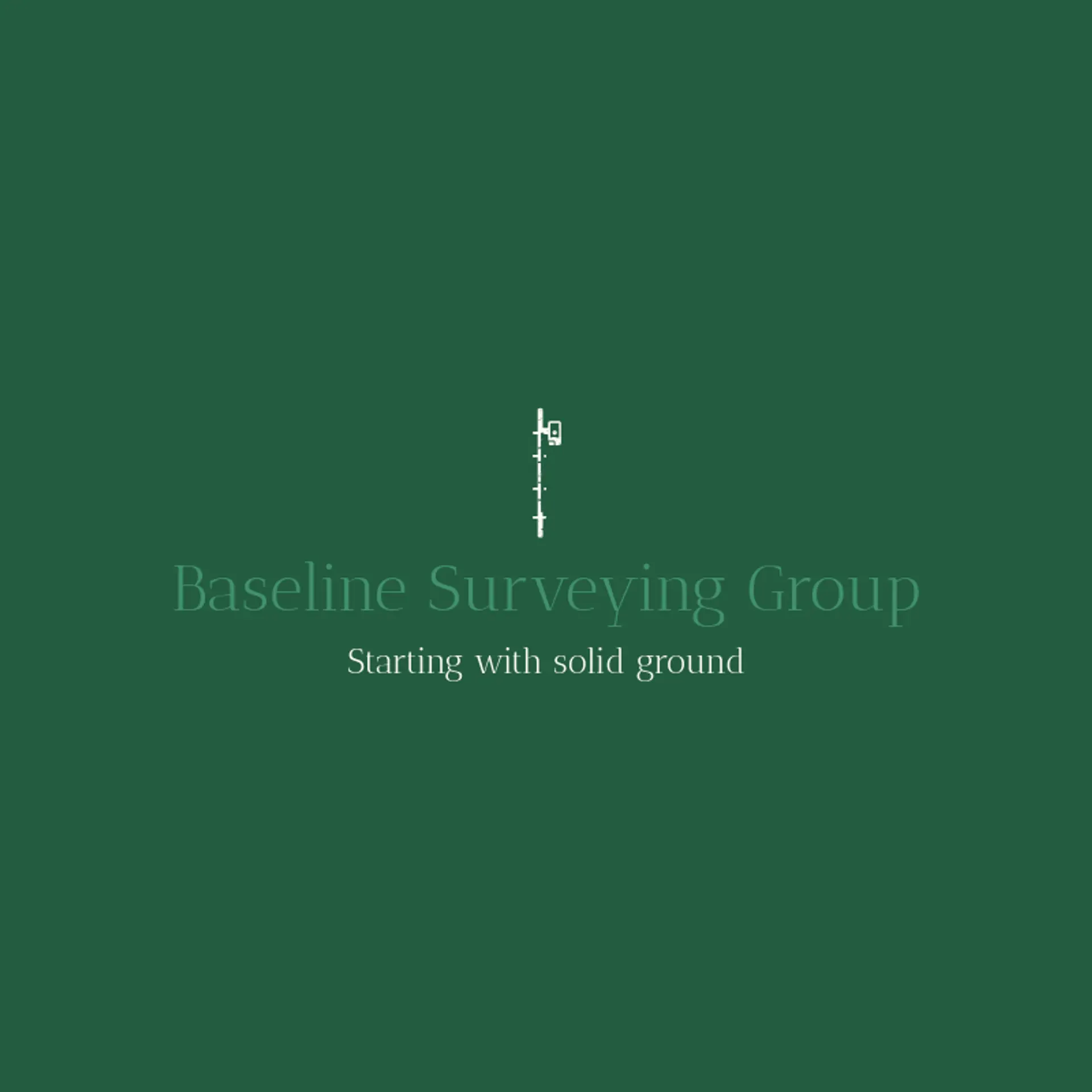 Baseline Surveying Group logo for surveying