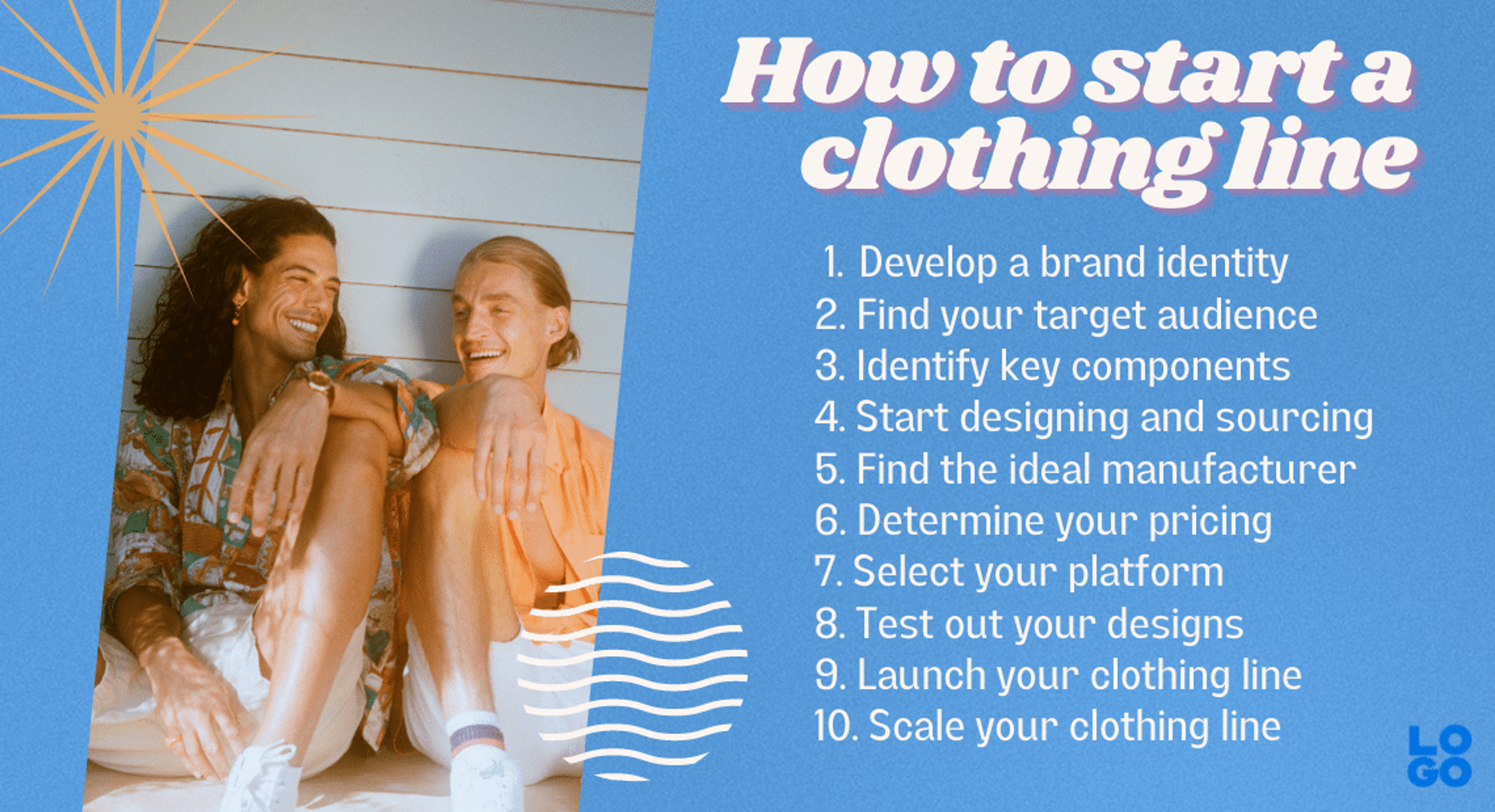 10 steps on how to start your own clothing line