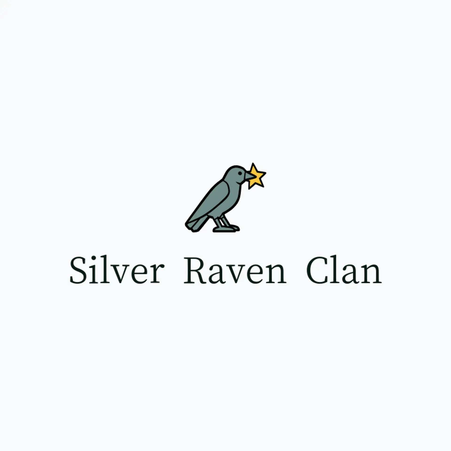 Silver Raven Clan logo for clan