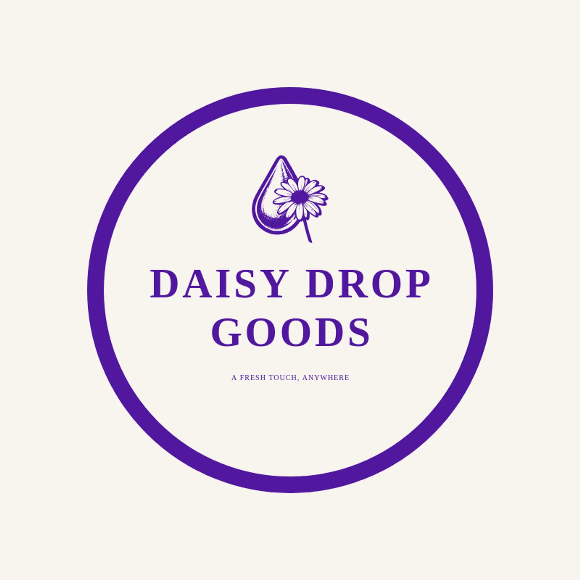 Daisy Drop Goods logo for hand sanitizer