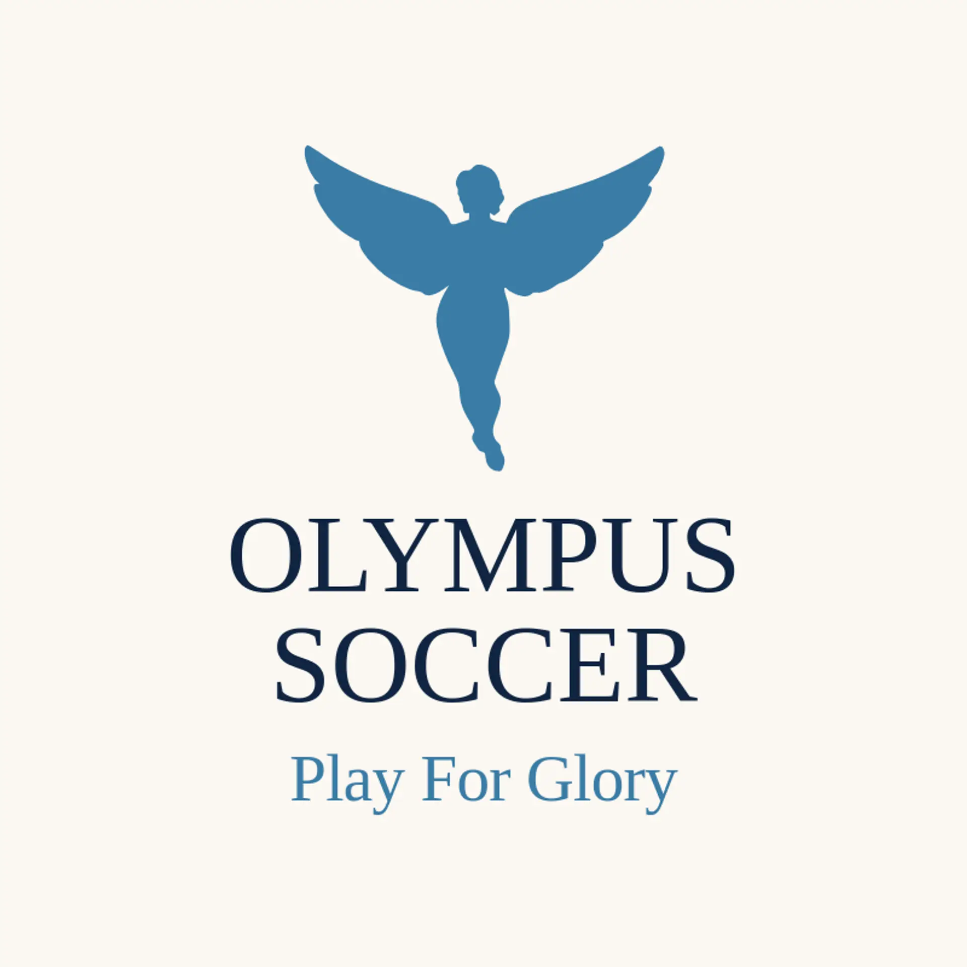 Olympus Soccer logo for greek god