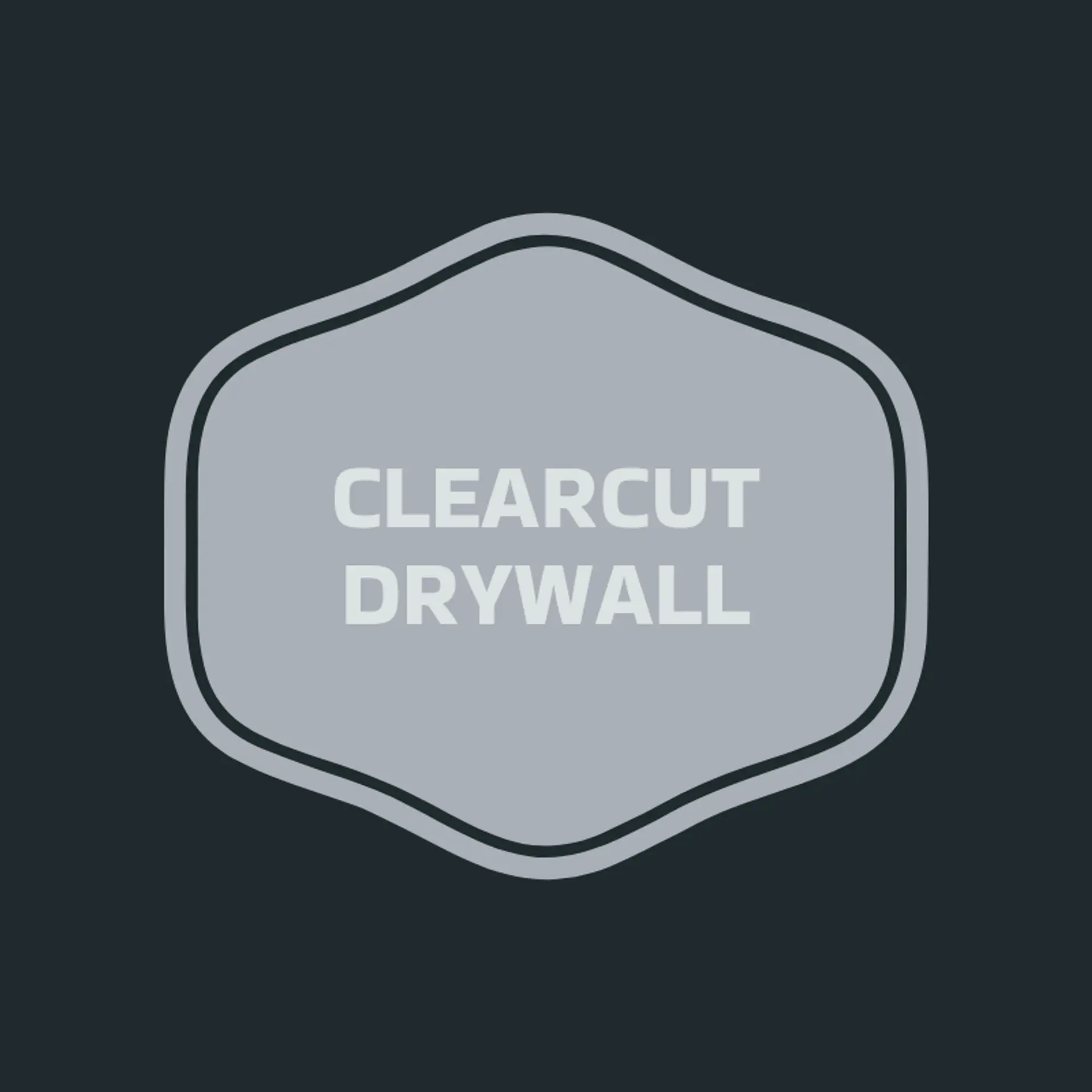 ClearCut Drywall logo for construction dry wall