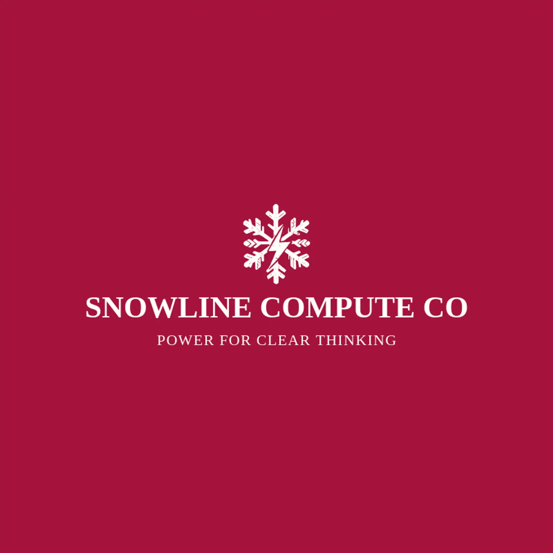 Snowline Compute Co logo for snowflake