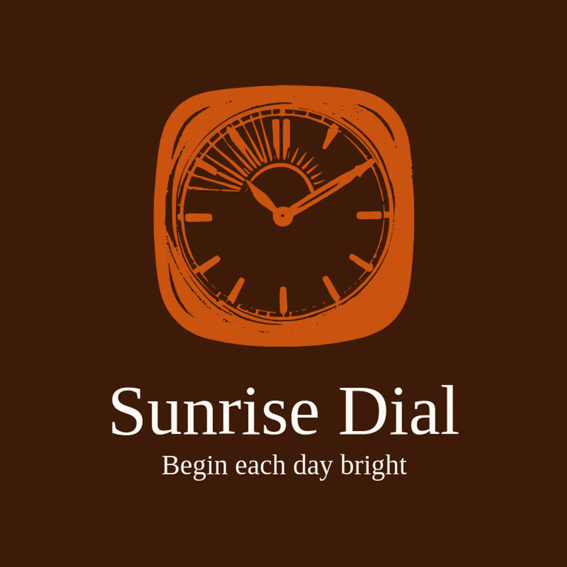 Sunrise Dial logo for clock