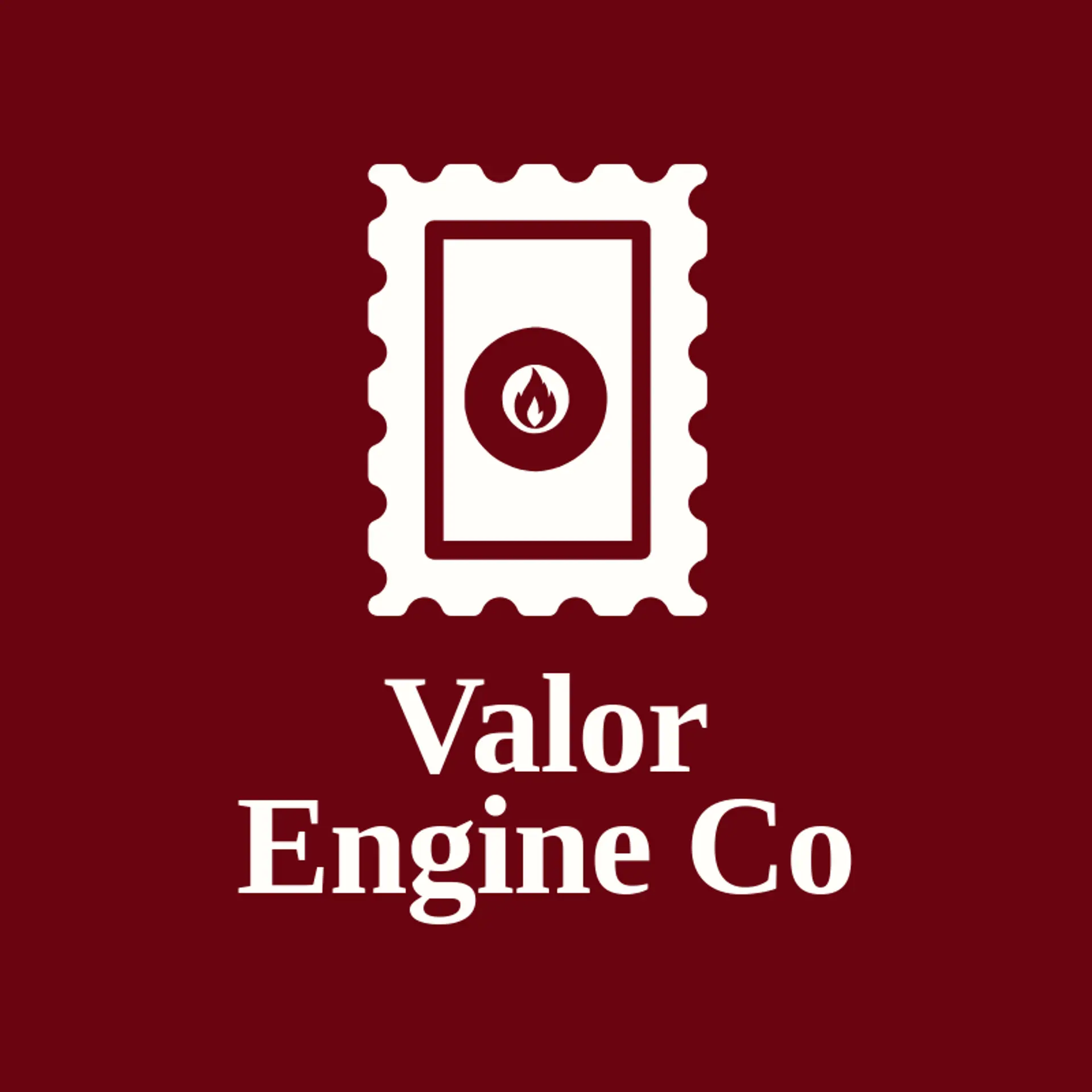 Valor Engine Co logo for fire station