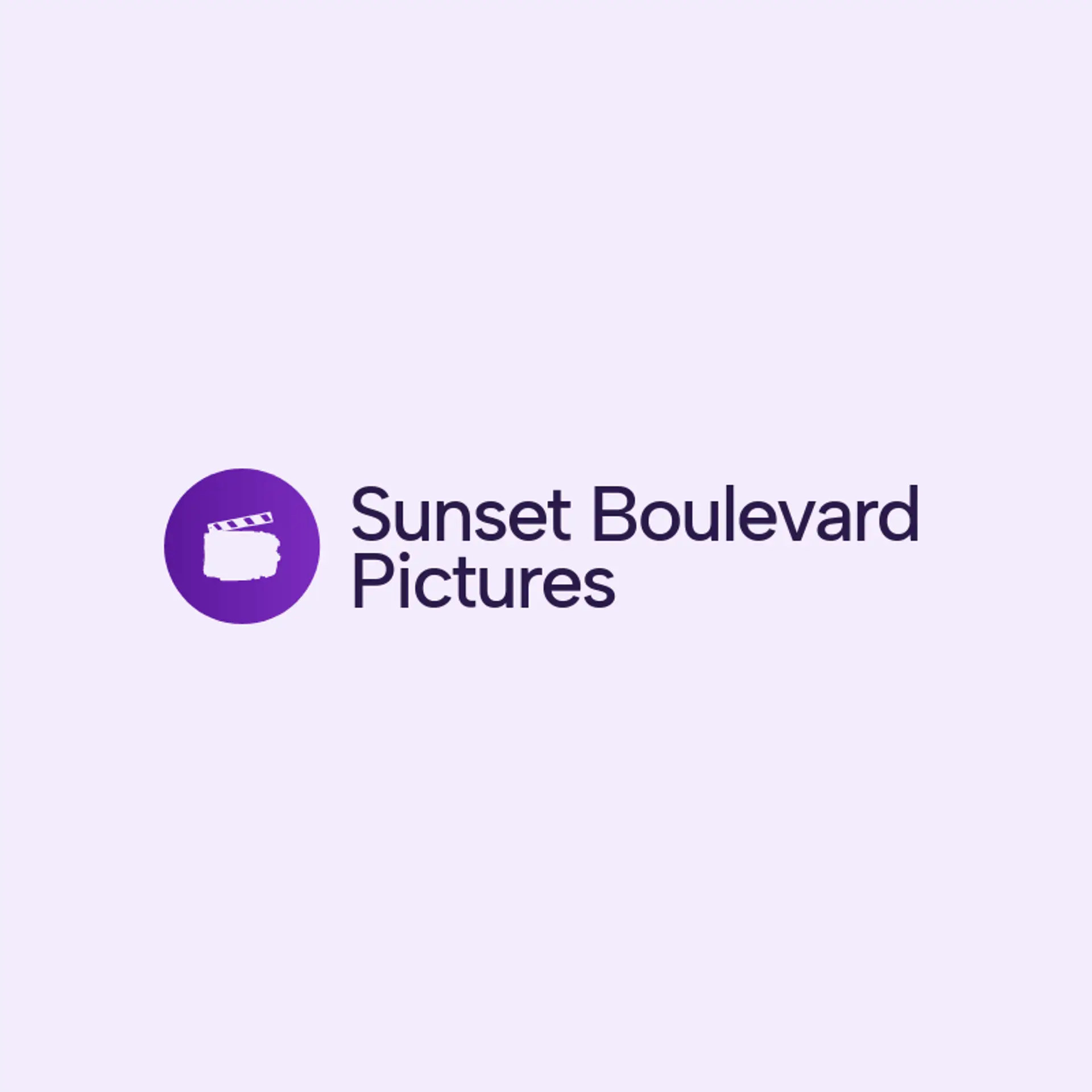 Sunset Boulevard Pictures logo for hollywood