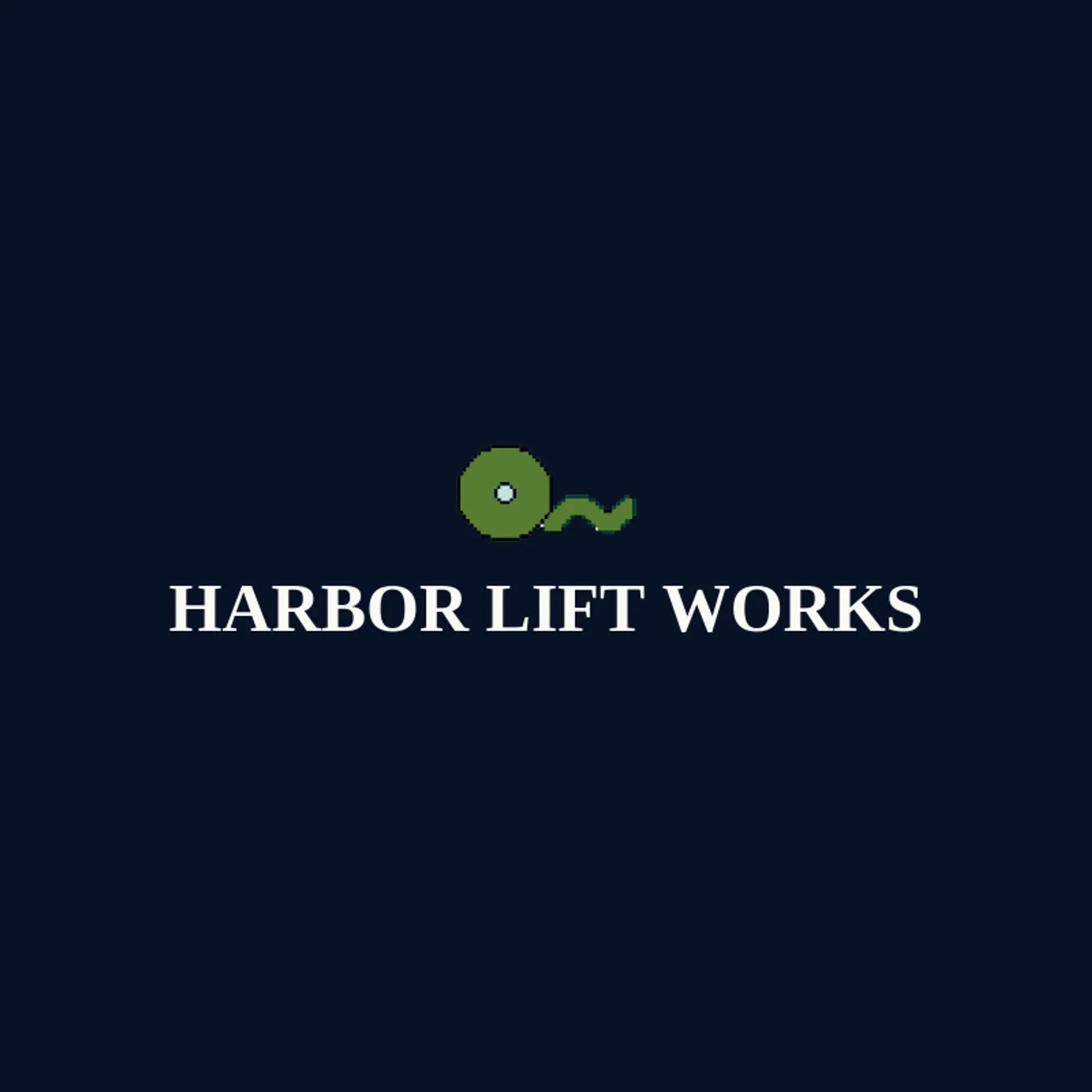Harbor Lift Works logo for weightlifting