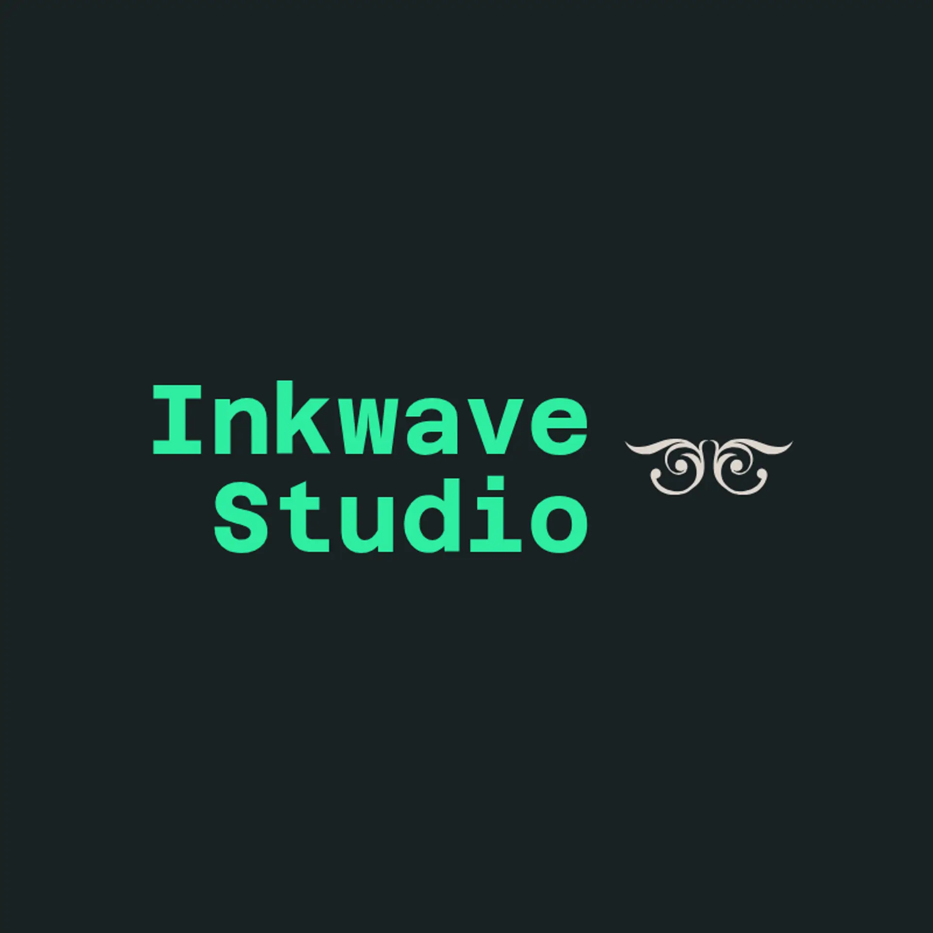 Inkwave Studio logo for tattoo studio