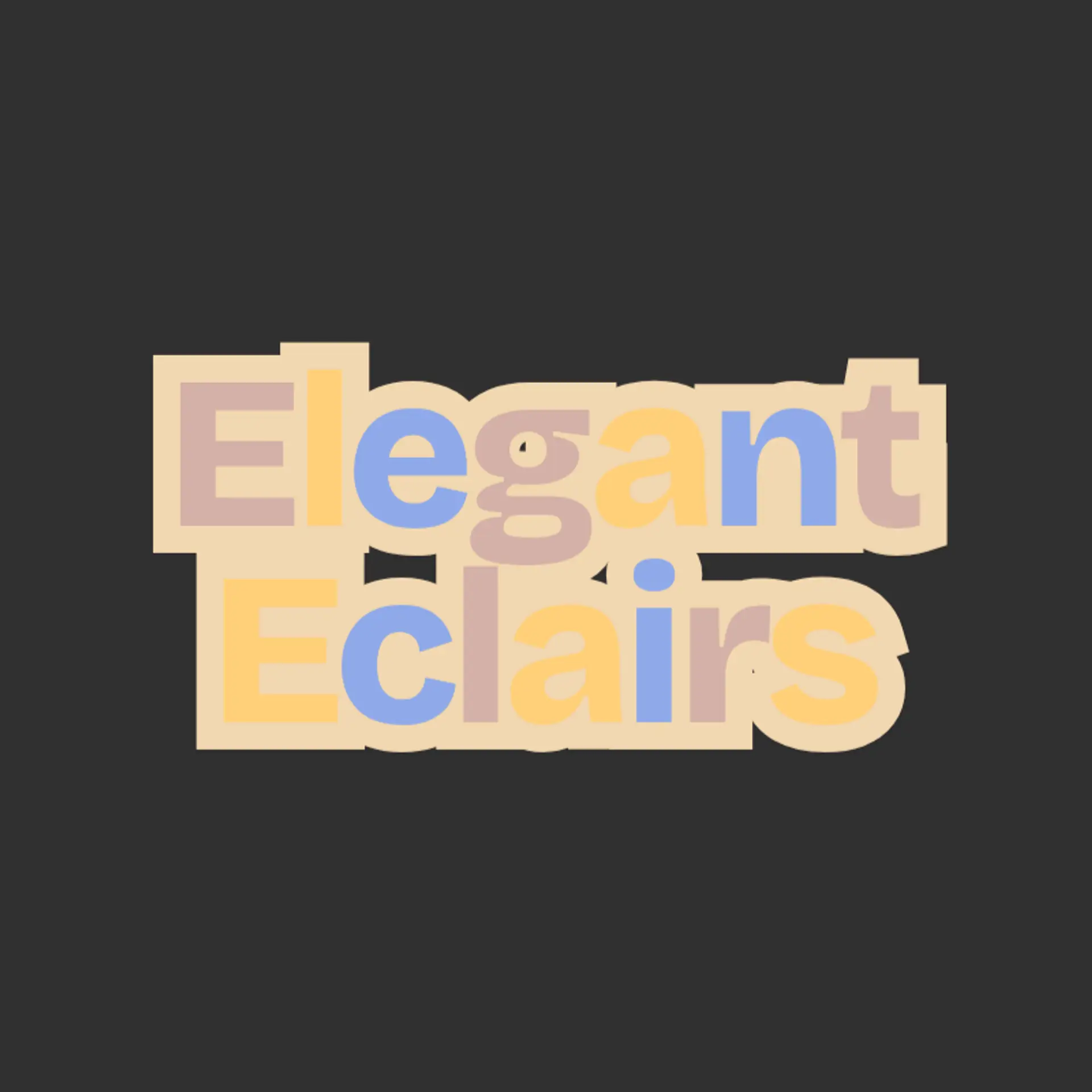 Eclat Bakery logo for elegant bakery