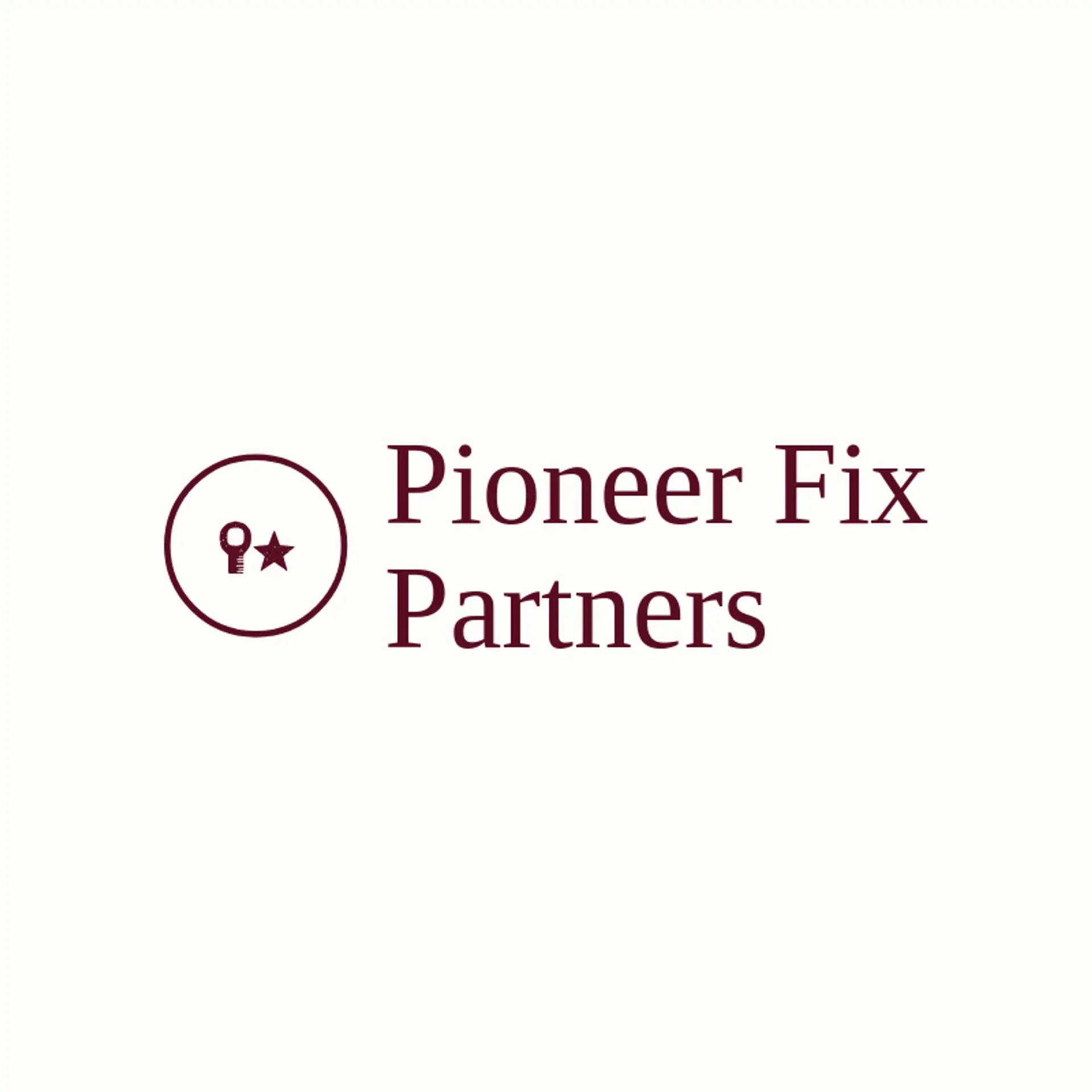 Pioneer Fix Partners logo for handyman services