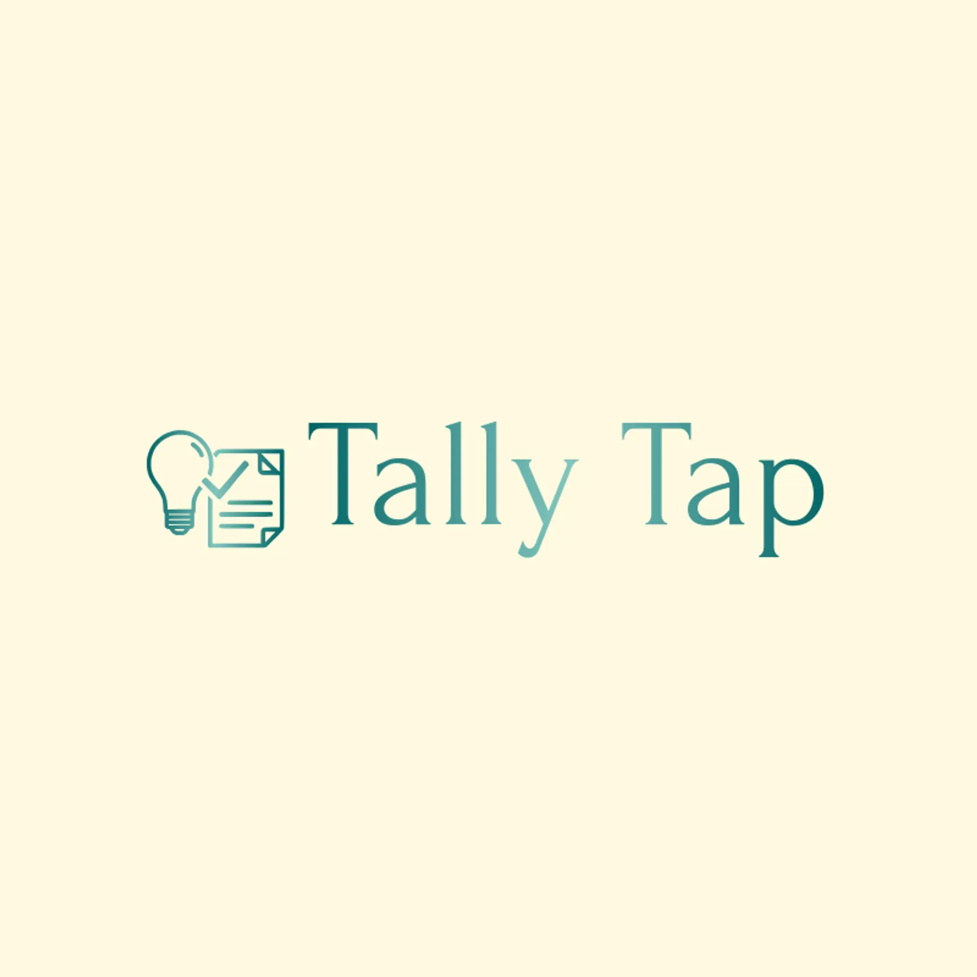Tally Tap logo for bill