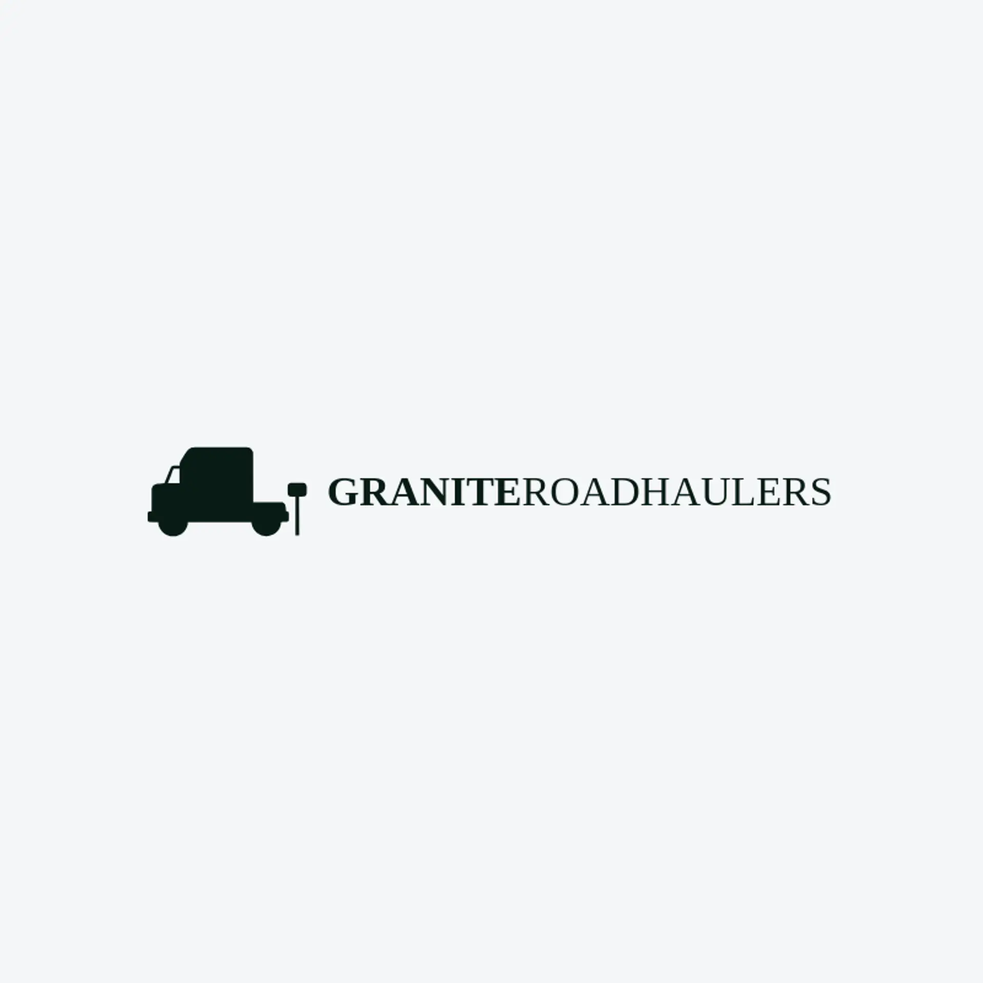 Granite Road Haulers logo for trucking company