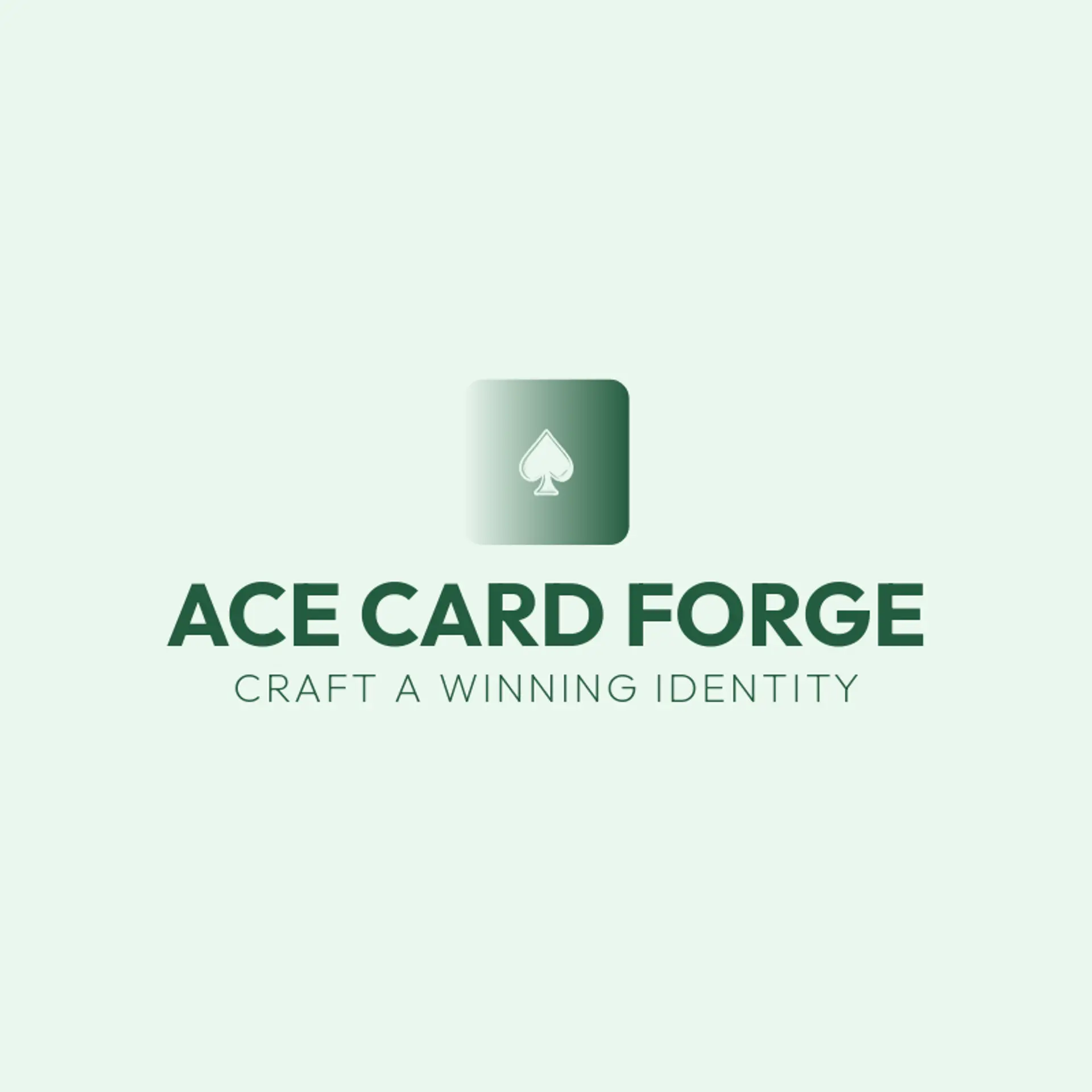 Ace Card Forge logo for ace