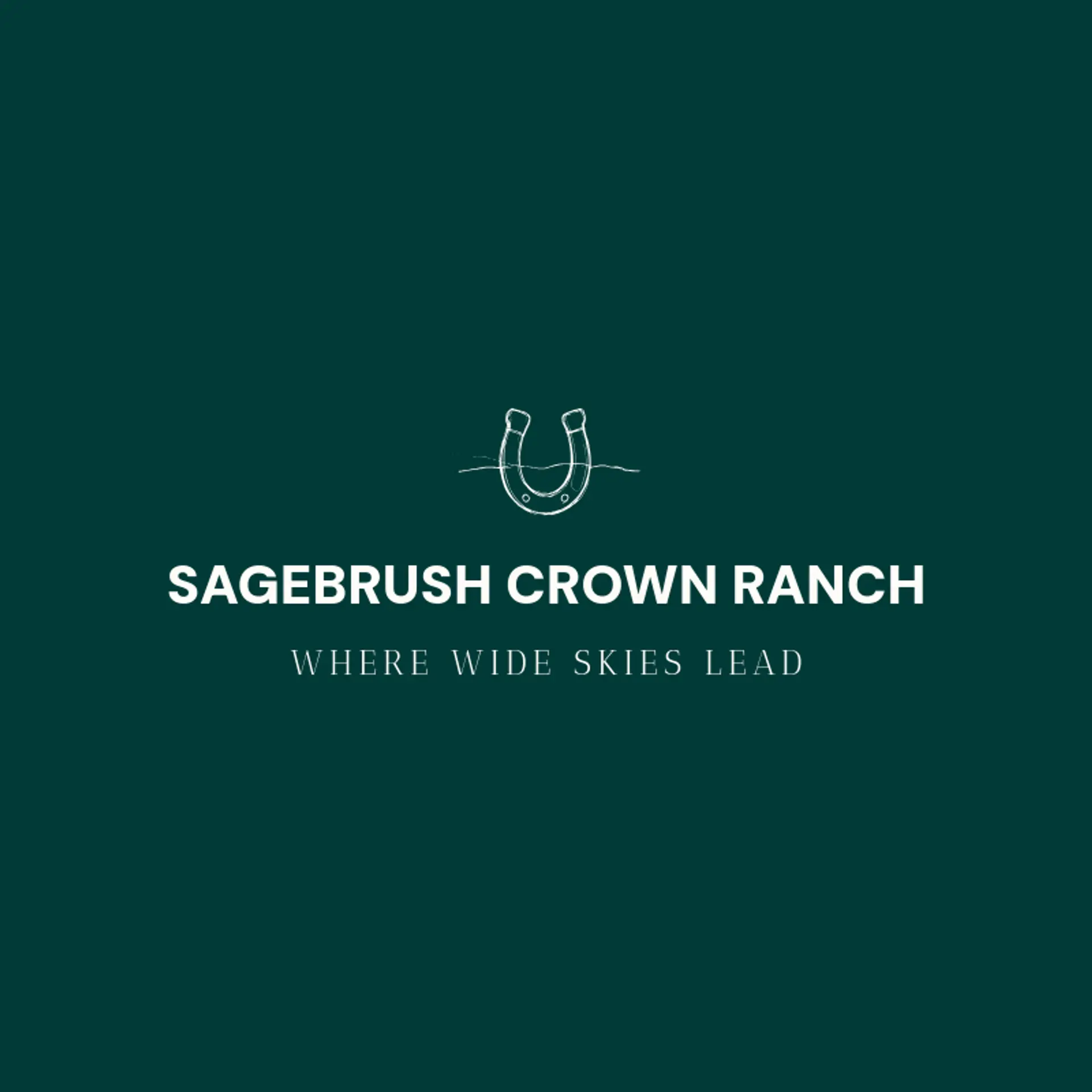 Sagebrush Crown Ranch logo for ranch