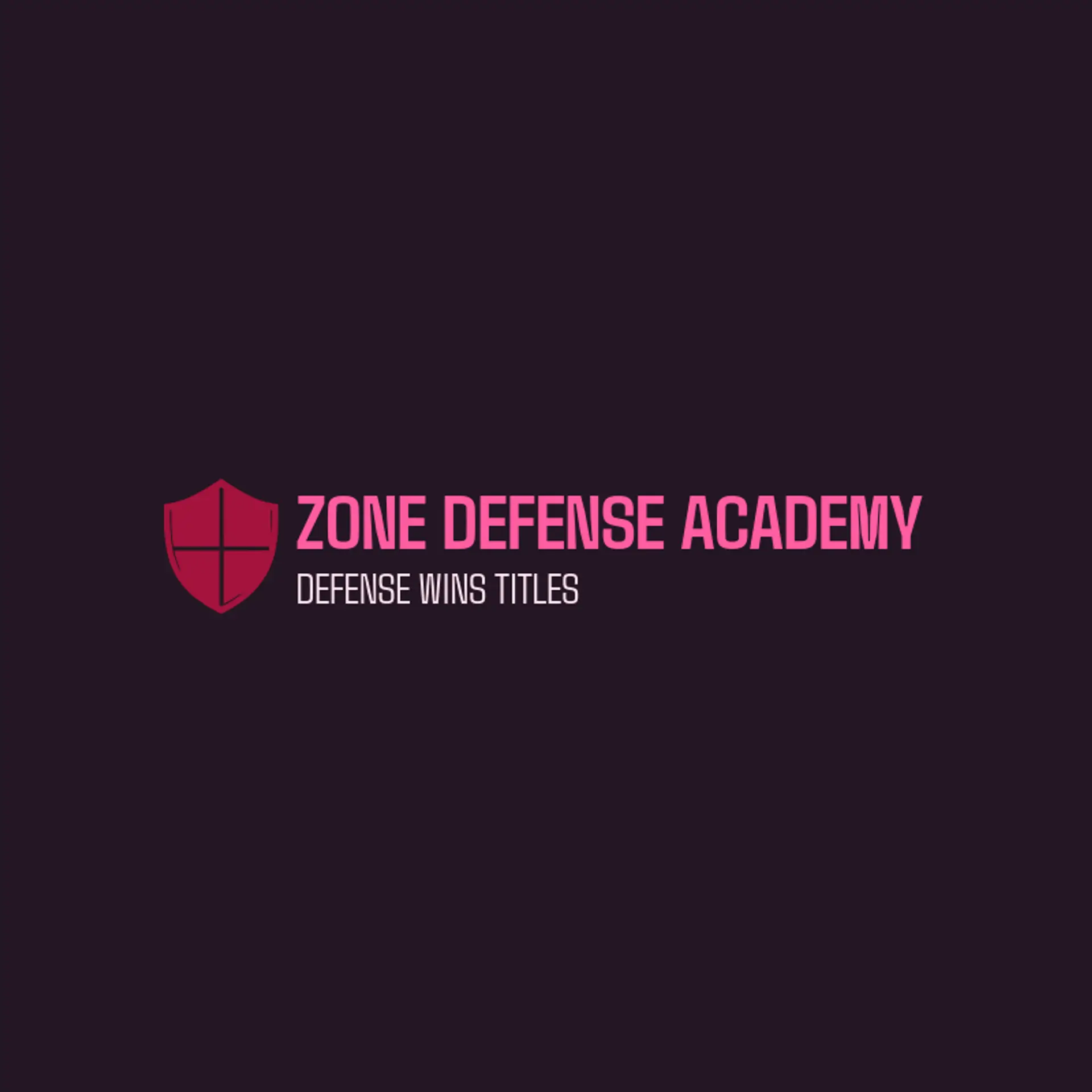 Zone Defense Academy logo for basketball