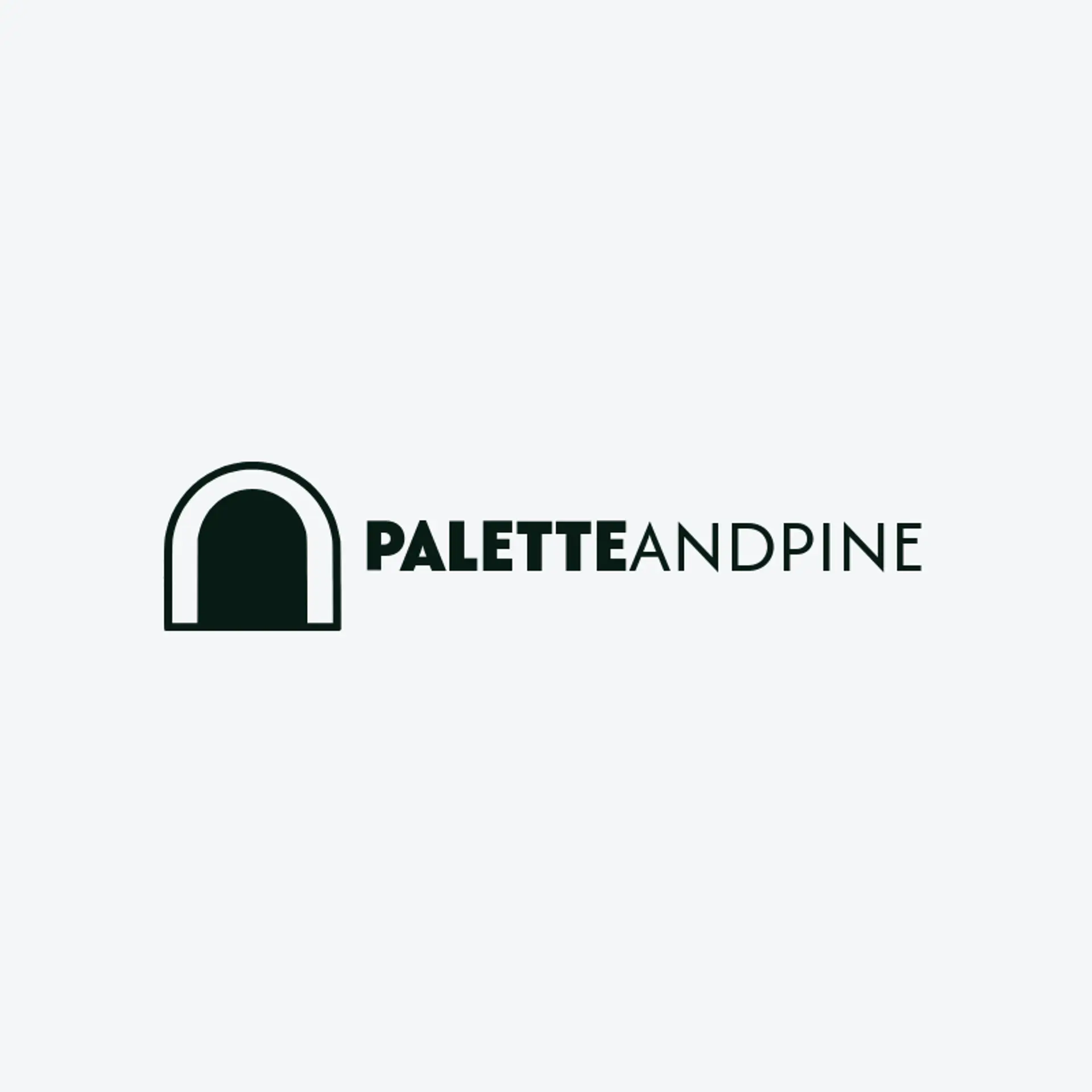 Palette And Pine logo for interior