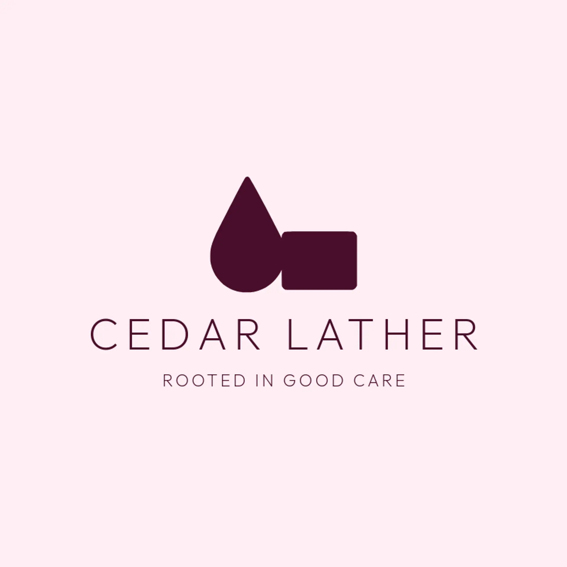 Cedar Lather logo for soap