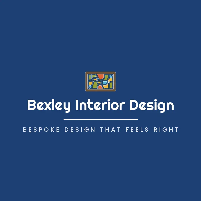 A framed abstract wall art pattern, a decor logo in a retro style