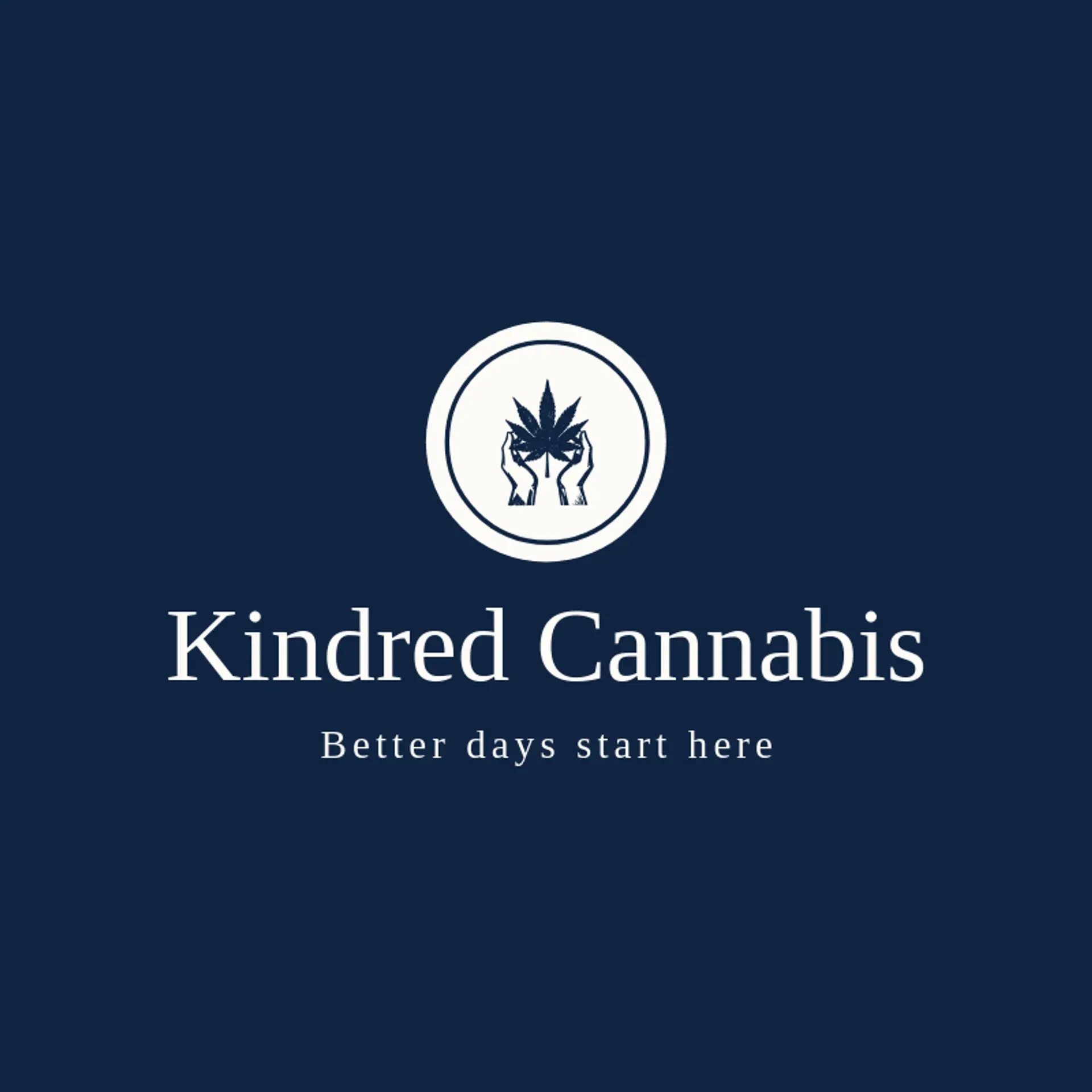 Kindred Cannabis logo for marijuana