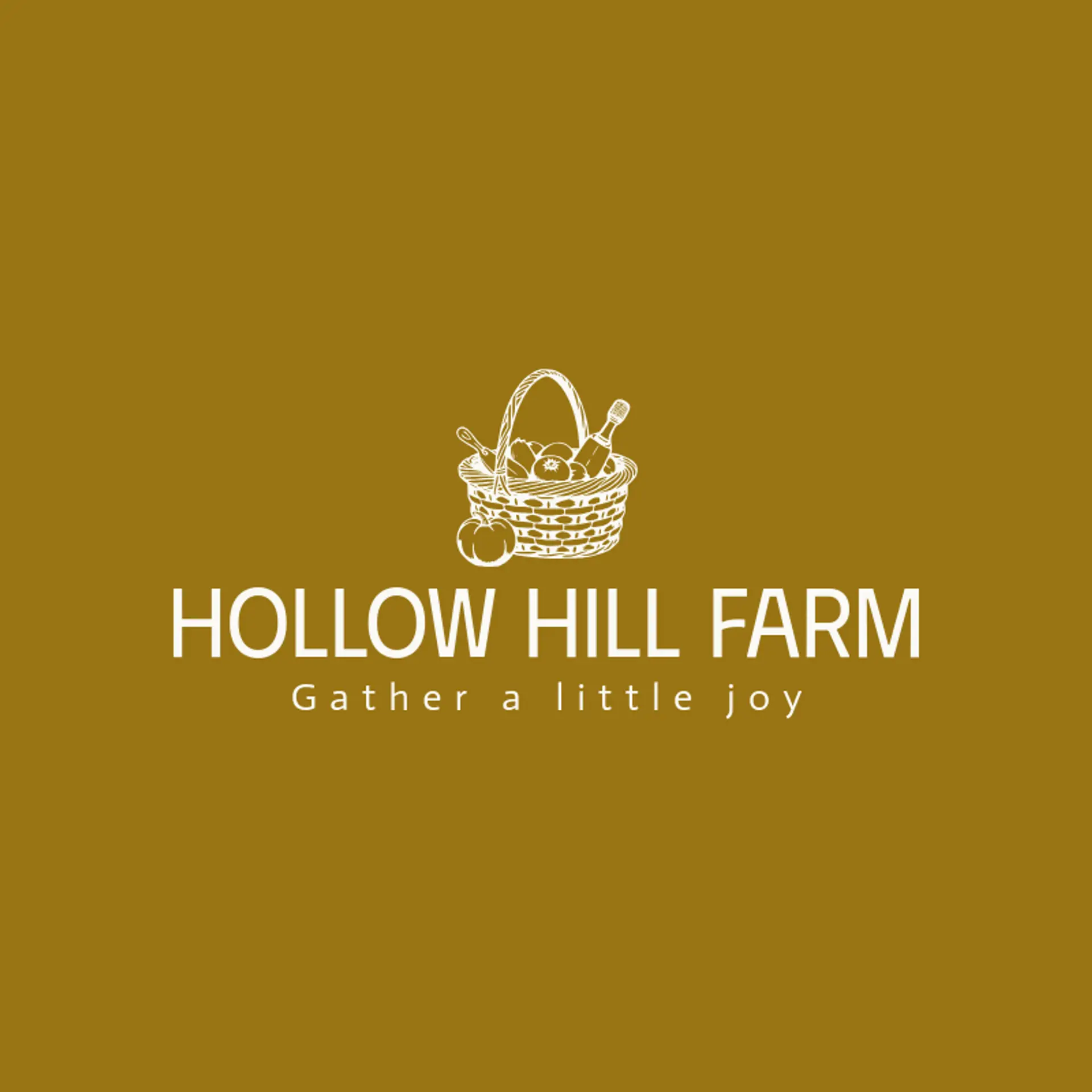 Hollow Hill Farm logo for pumpkin