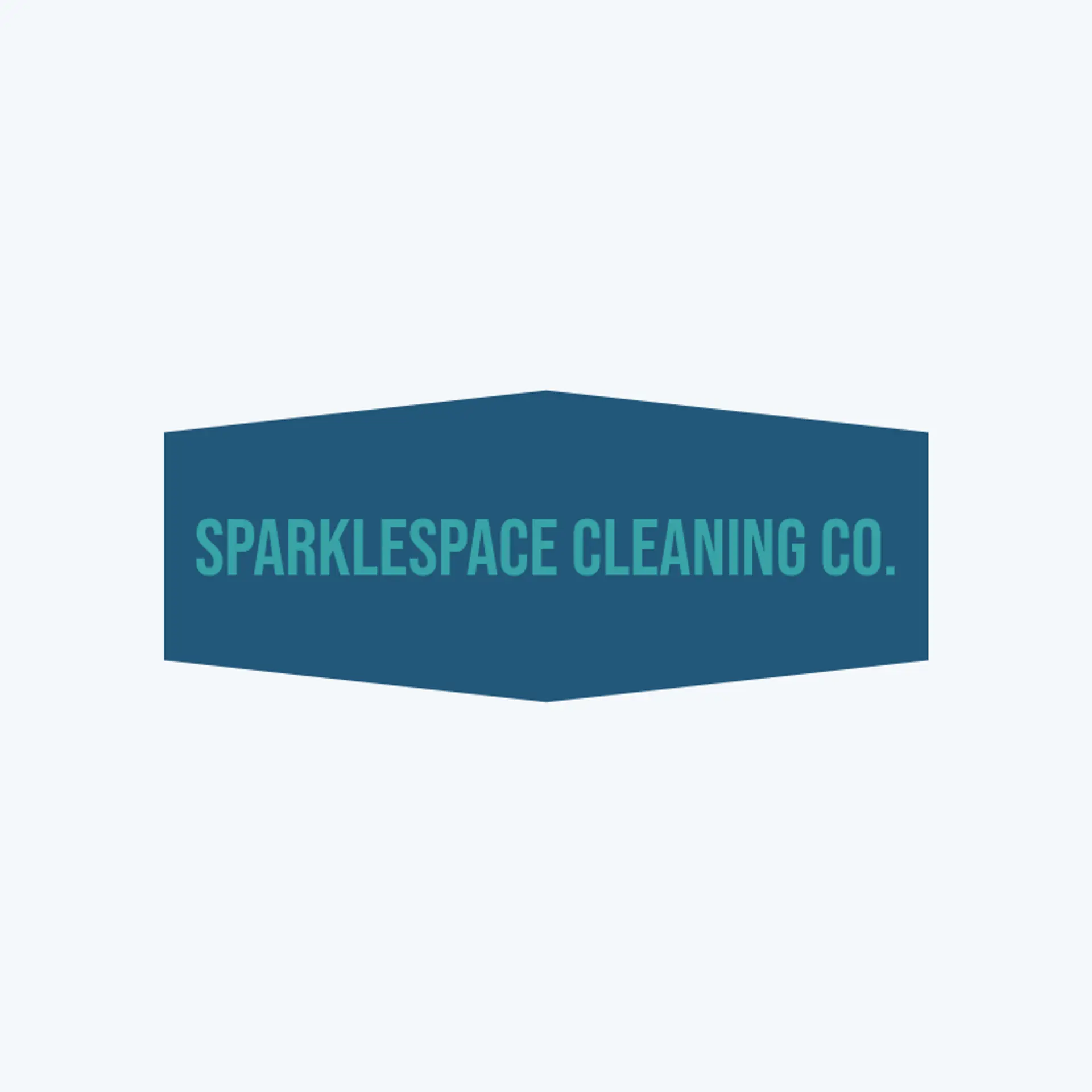 SparkleSpace Cleaning Co. logo for house cleaning