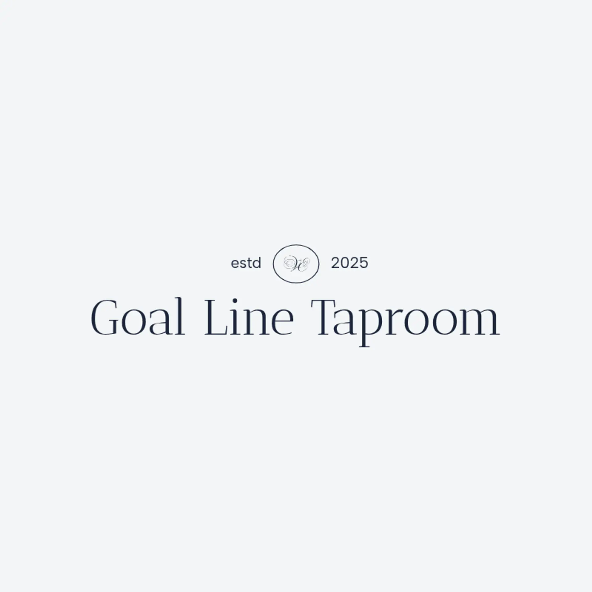 Goal Line Tavern logo for sports bar