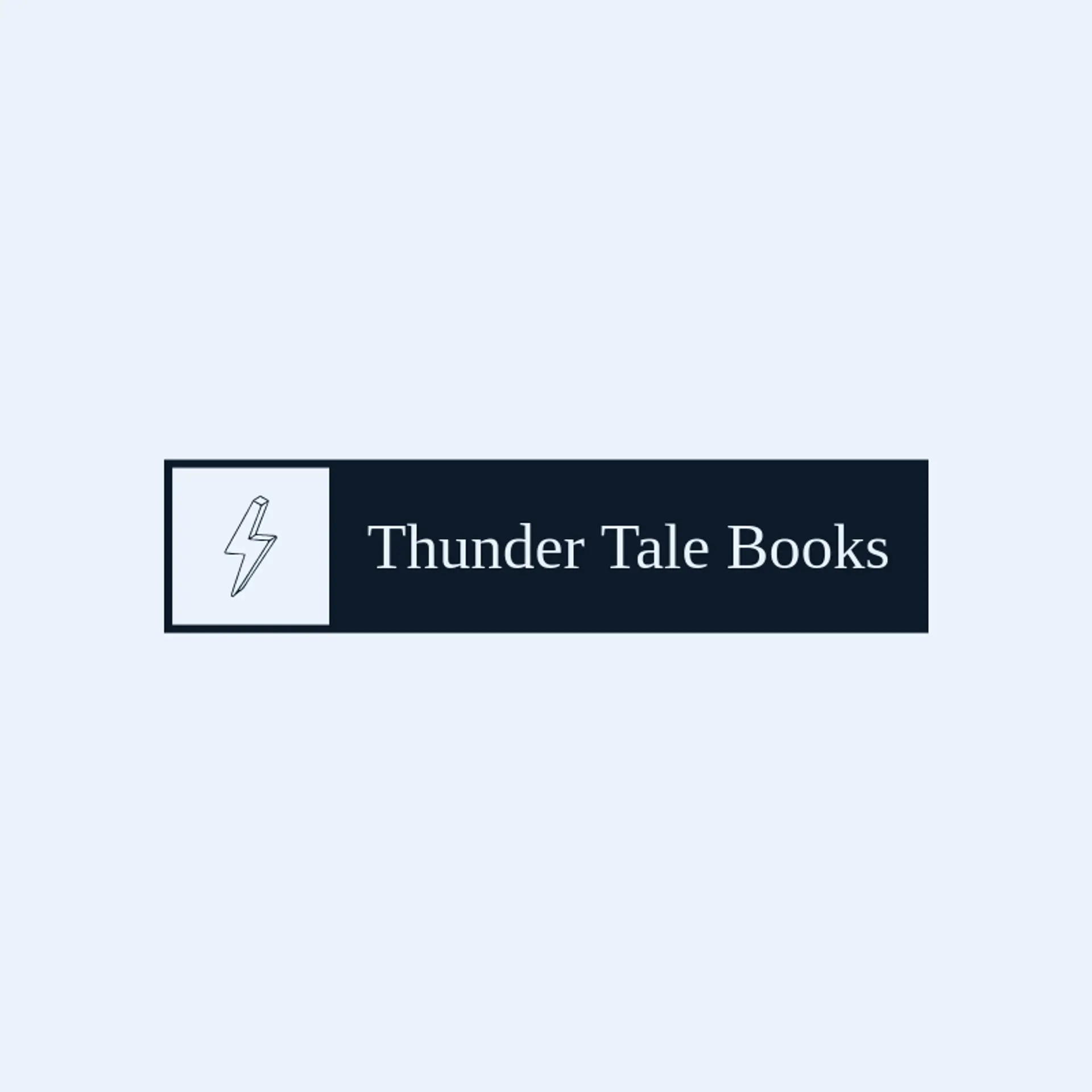 Thunder Tale Books logo for thunder