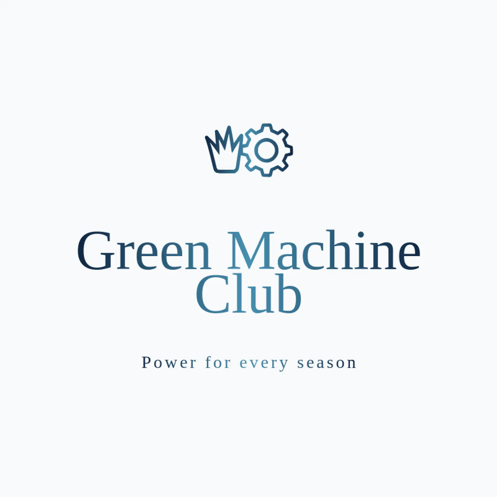 Green Machine Club logo for grass