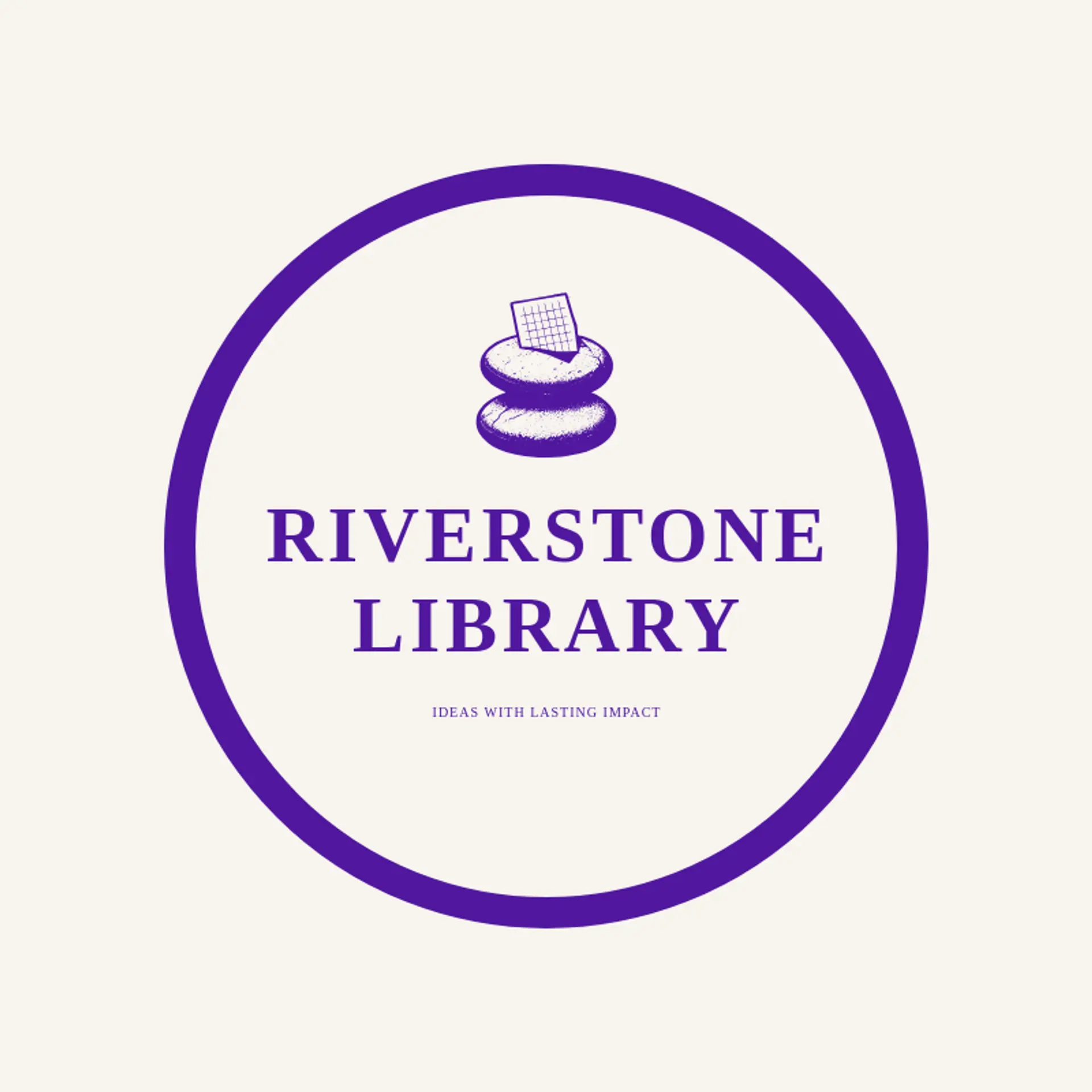 Riverstone Library logo for library