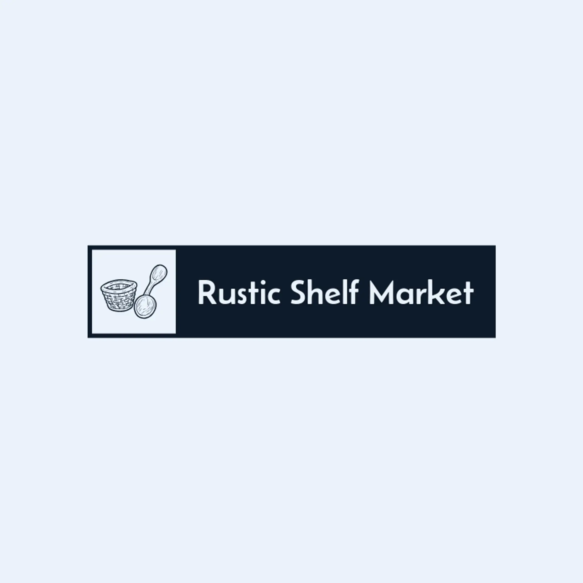 Rustic Shelf Market logo for mart