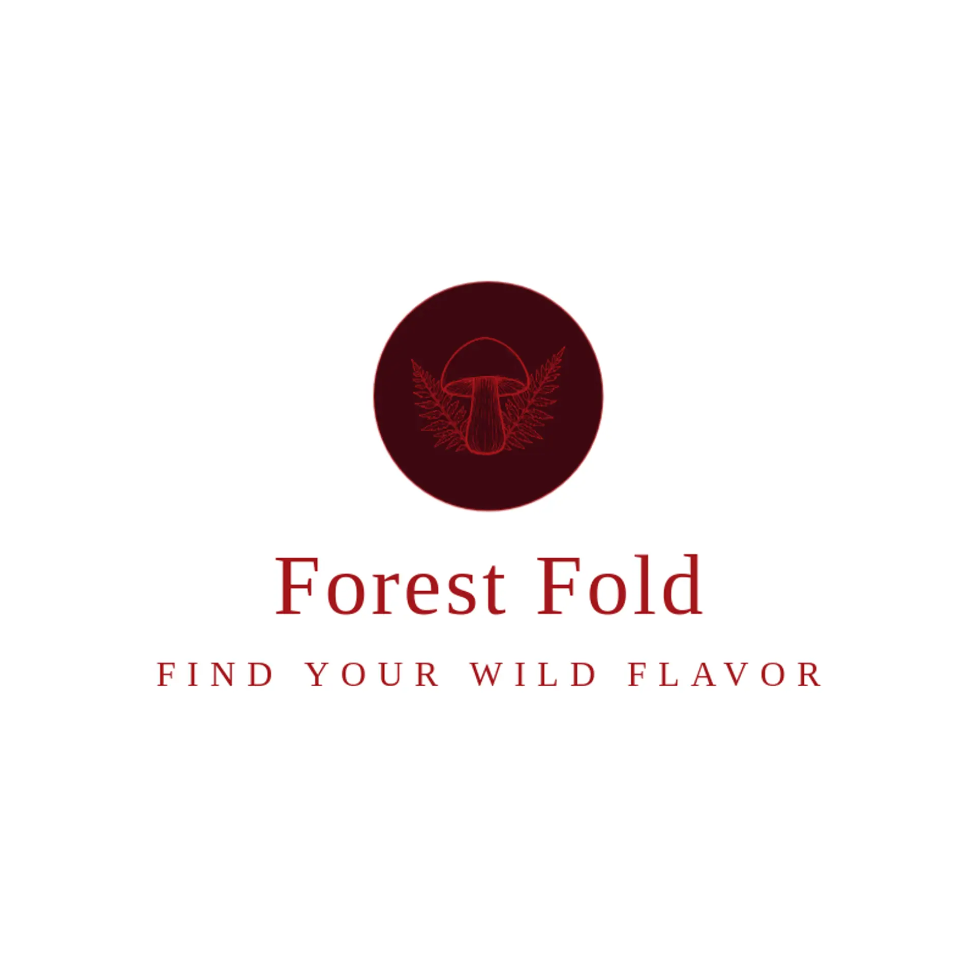 Forest Fold logo for mushroom
