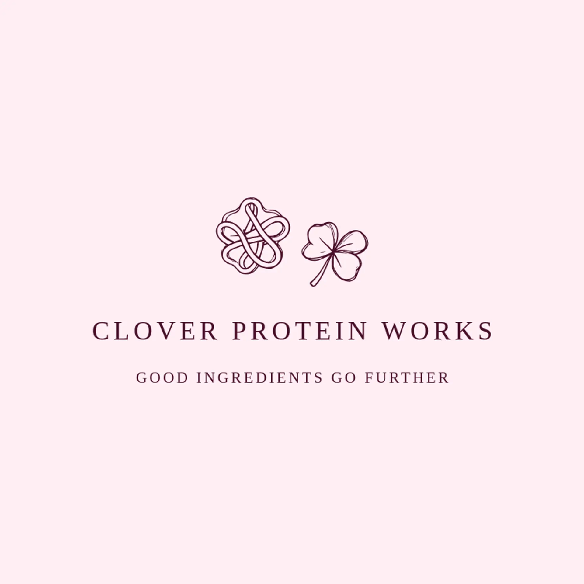 Clover Protein Works logo for protein
