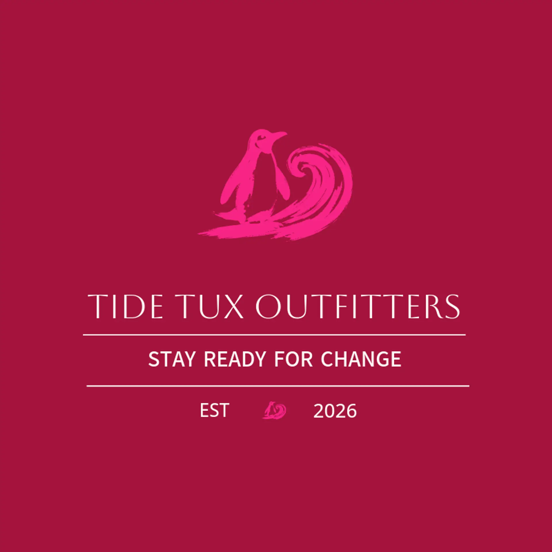 Tide Tux Outfitters logo for penguin