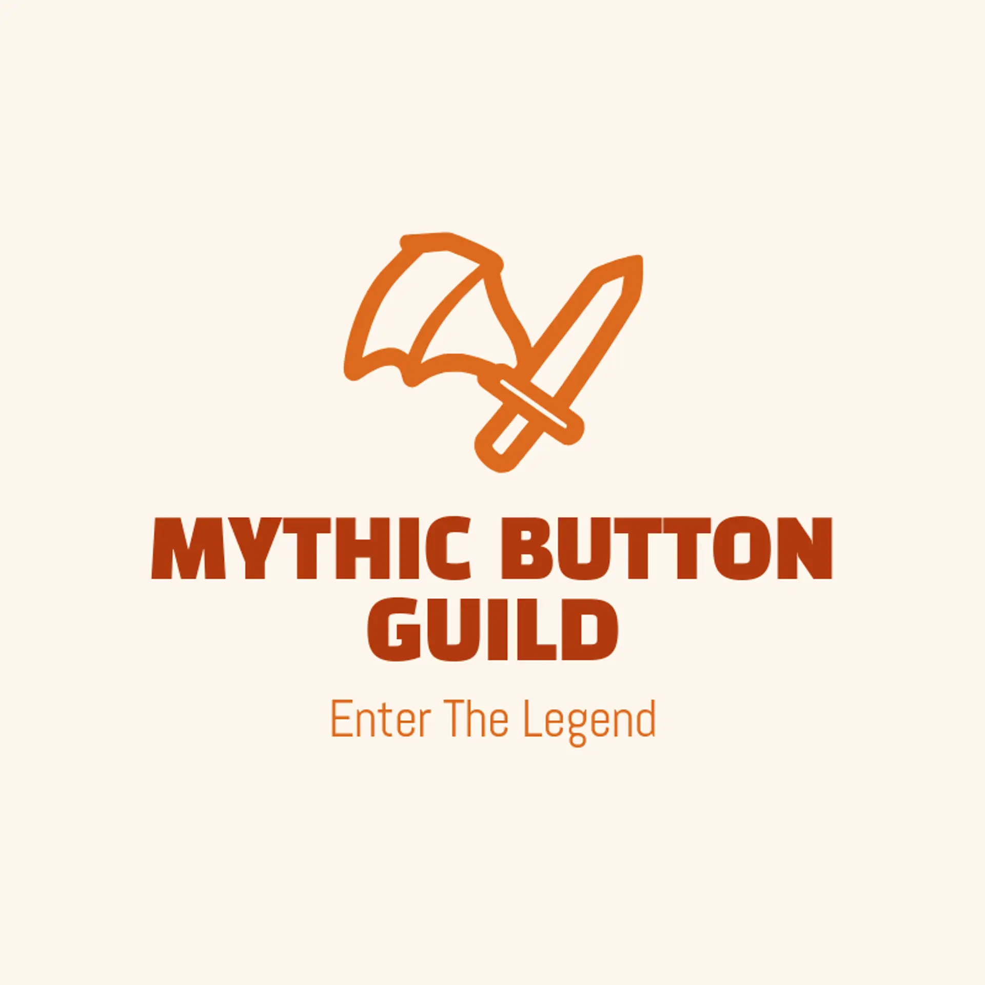 Mythic Button Guild logo for video game