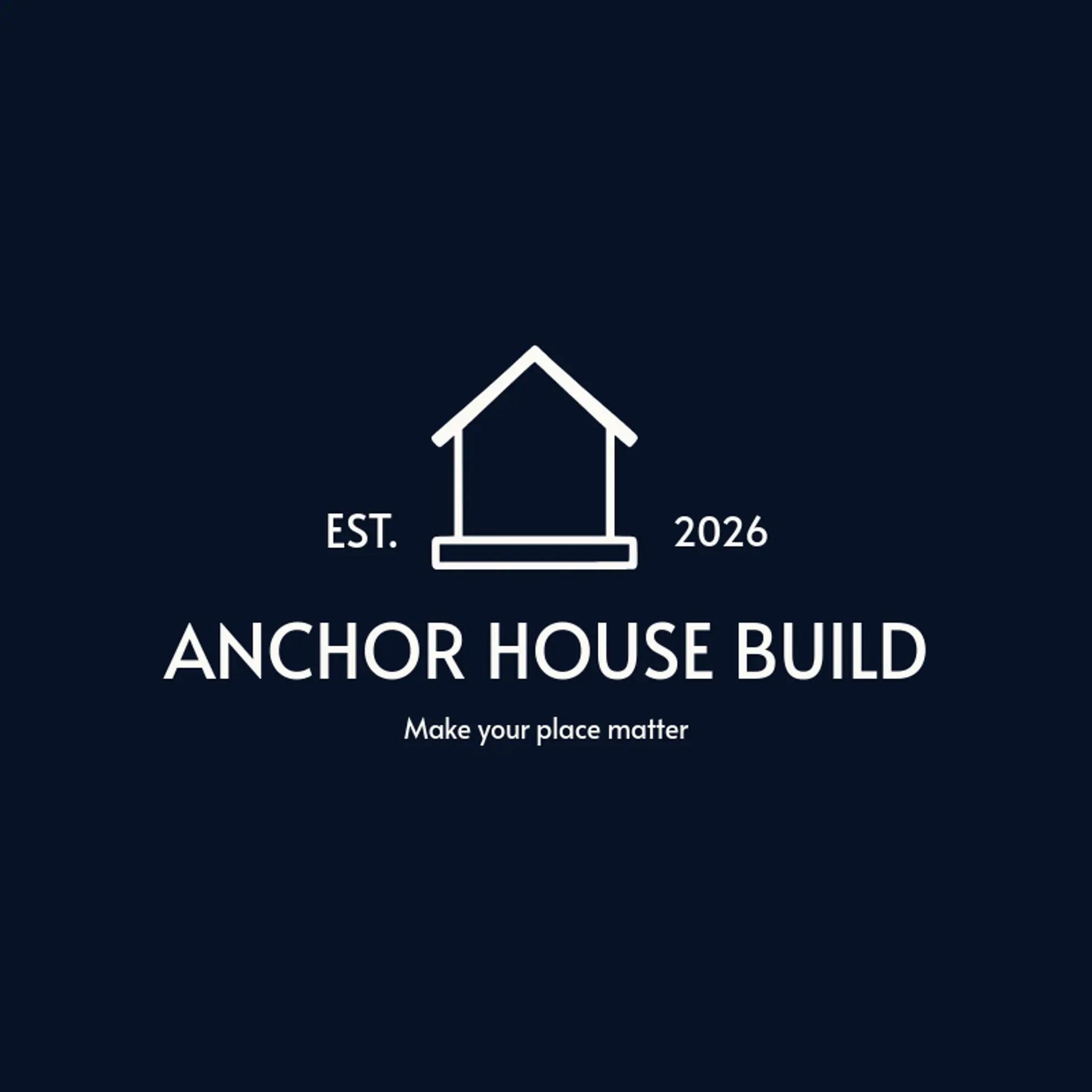Anchor House Build logo for build