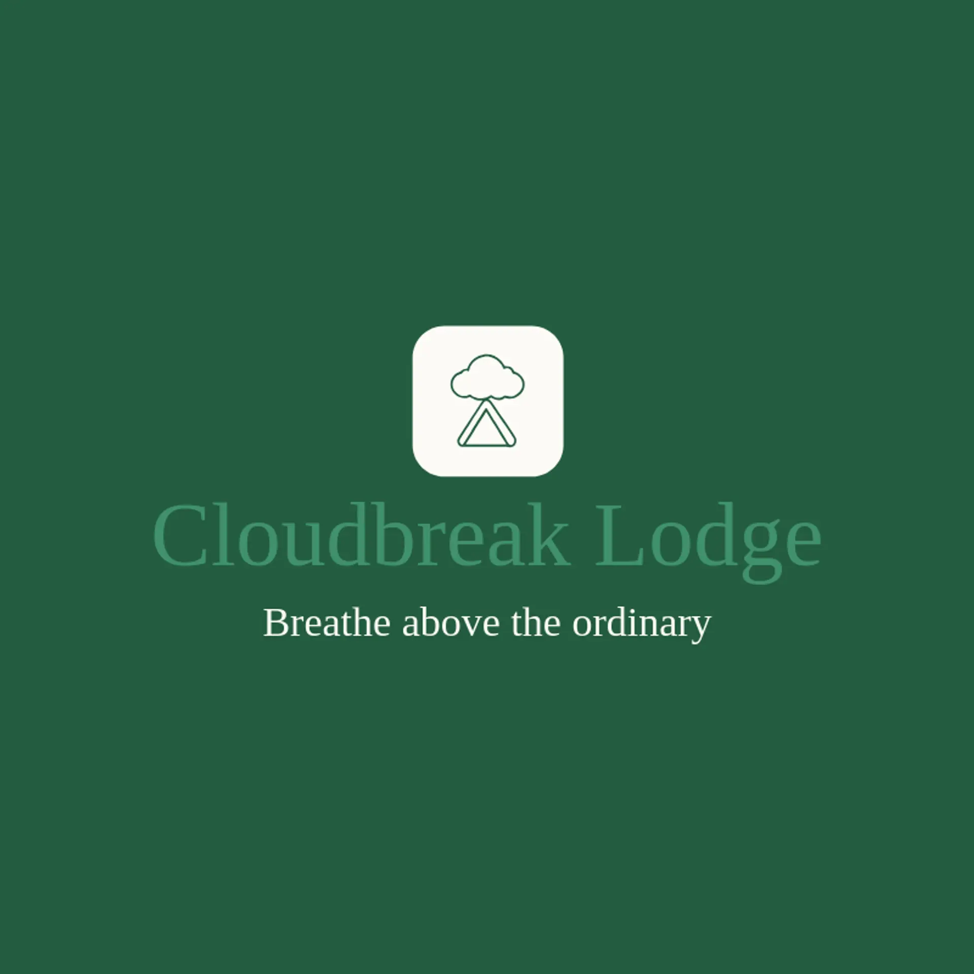 Cloudbreak Lodge logo for lodge
