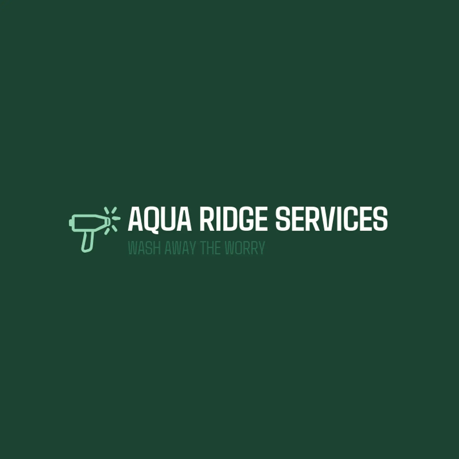 Aqua Ridge Services logo for pressure wash