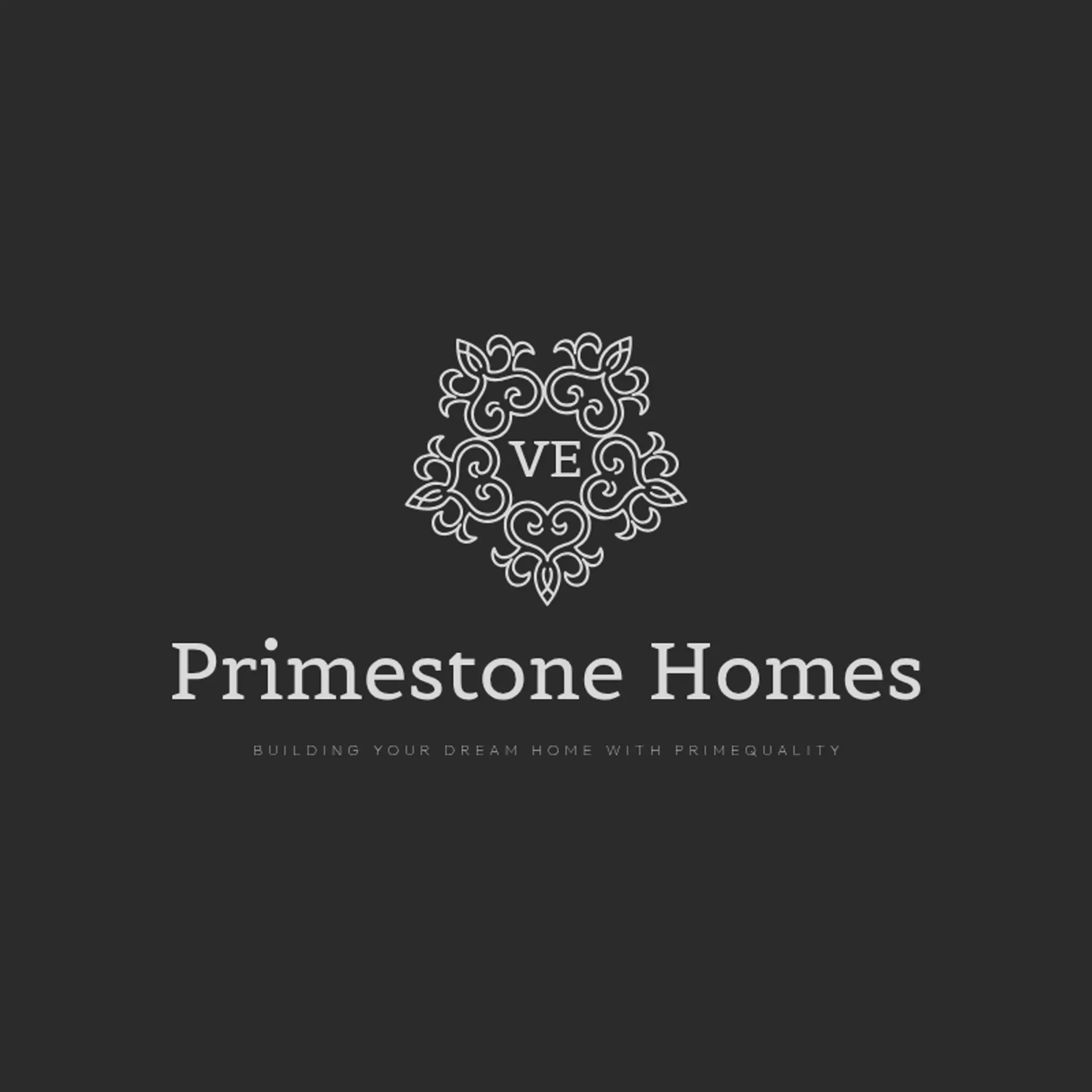 PrimeStone Homes logo for construction house
