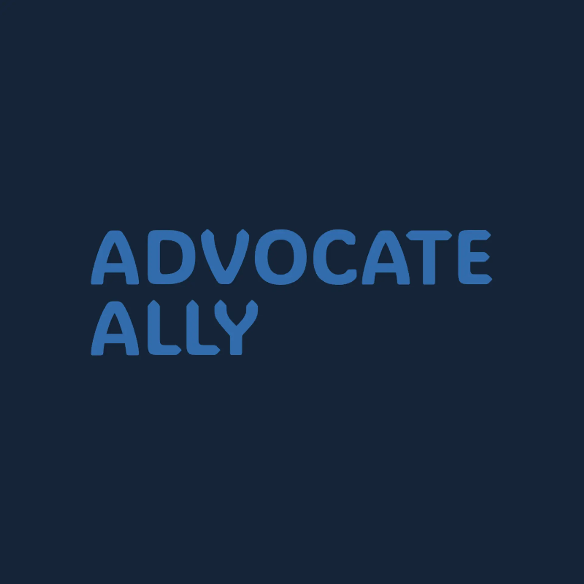 Advocate Ally logo for law