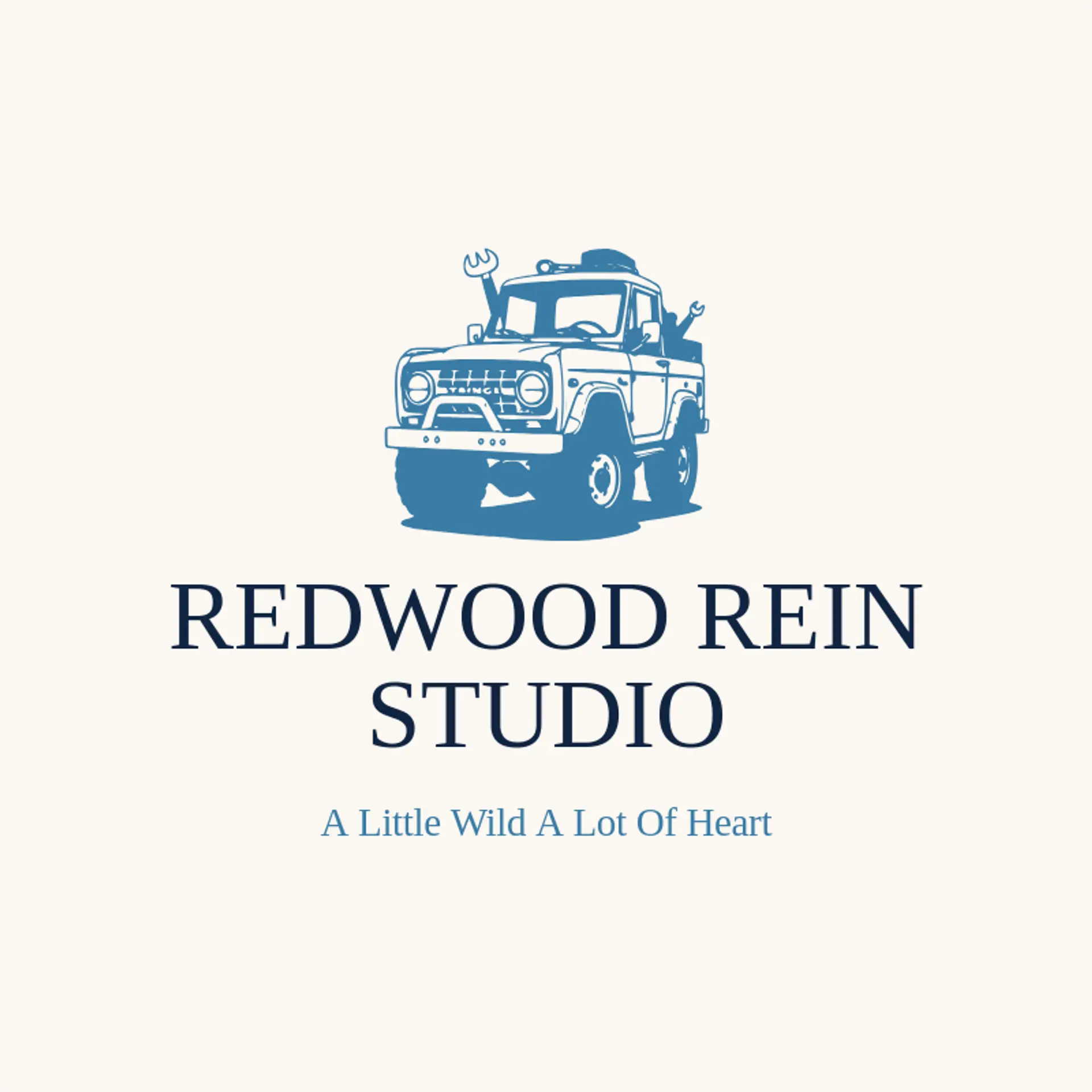 Redwood Rein Studio logo for bronco