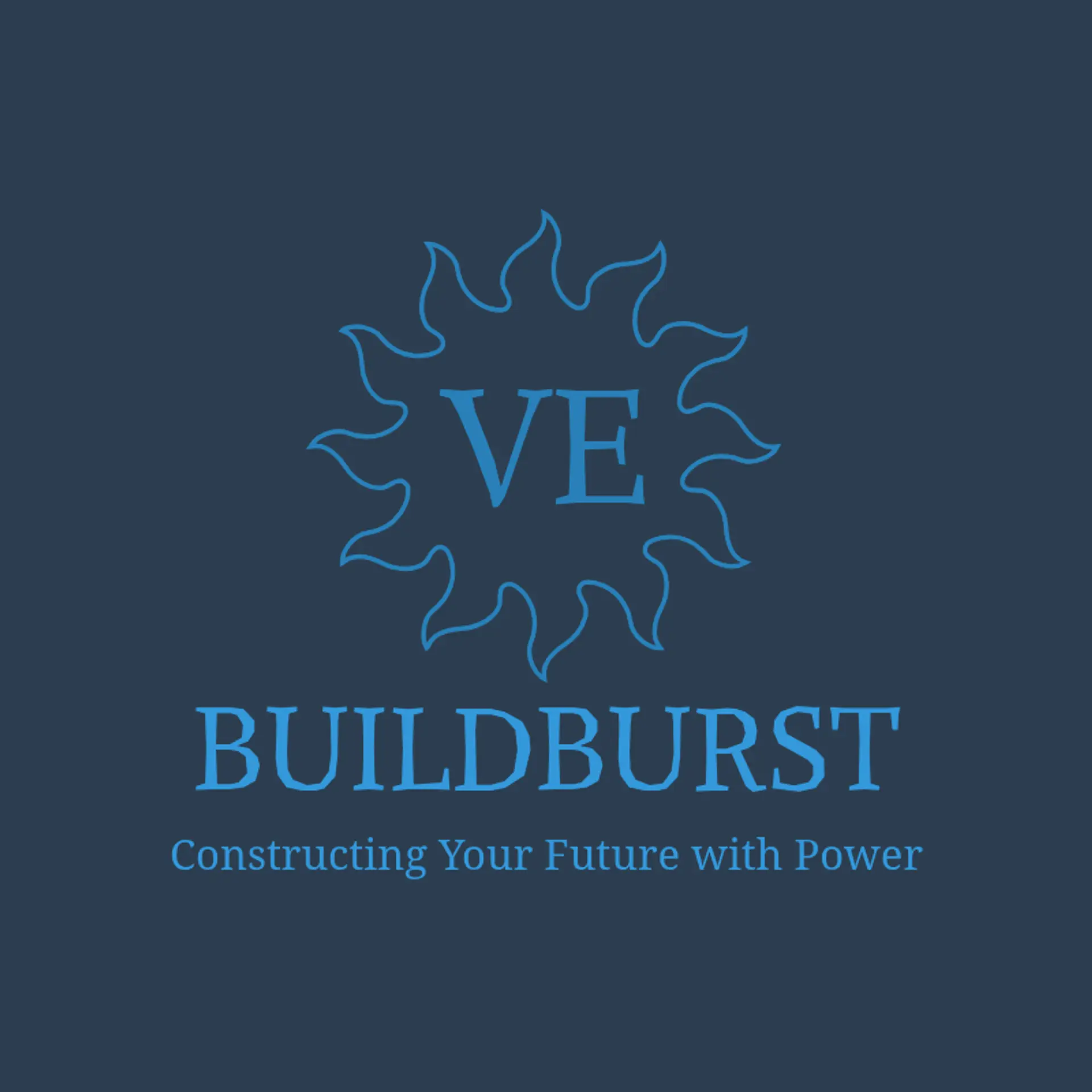 BuildBurst logo for construction house