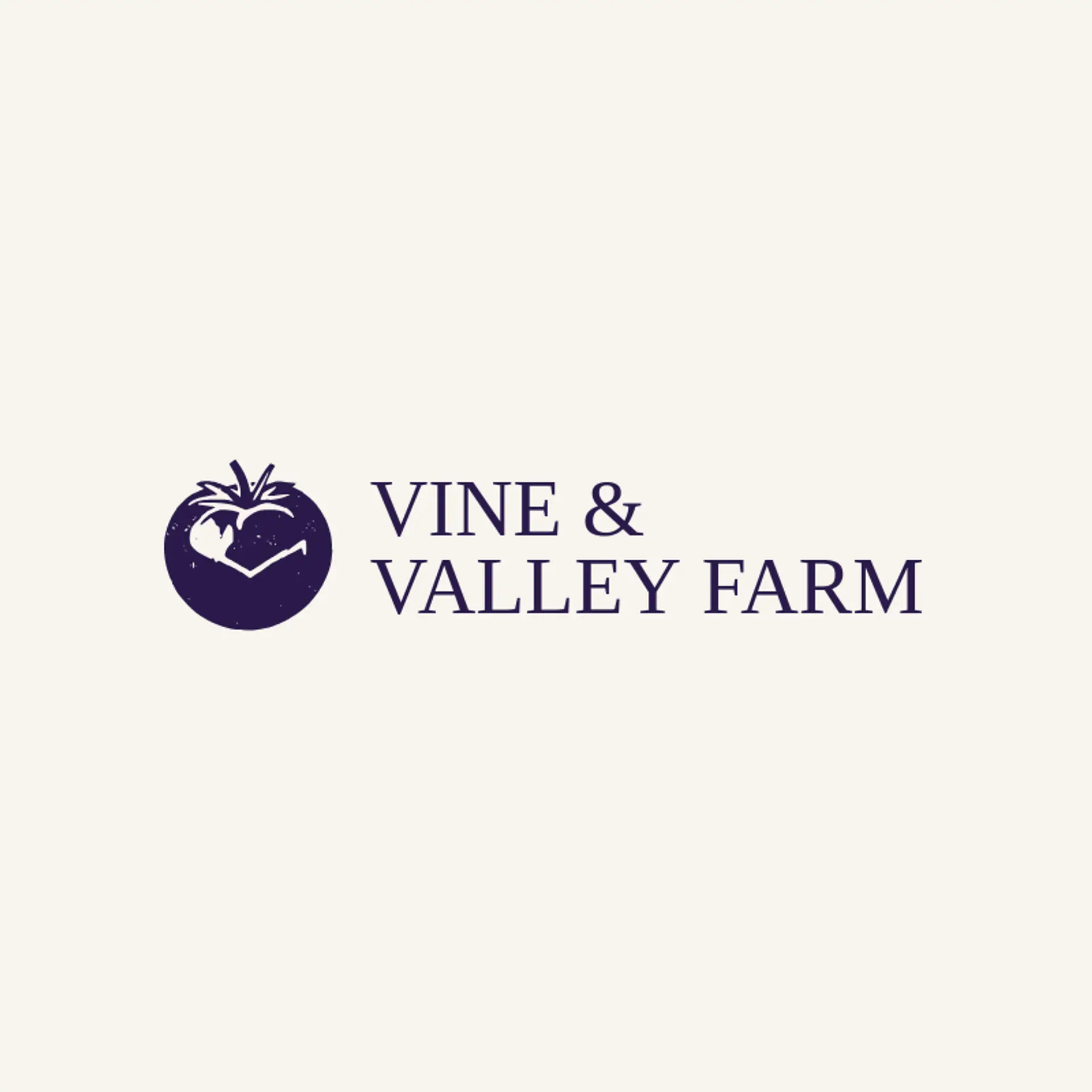 Vine & Valley Farm logo for tomato