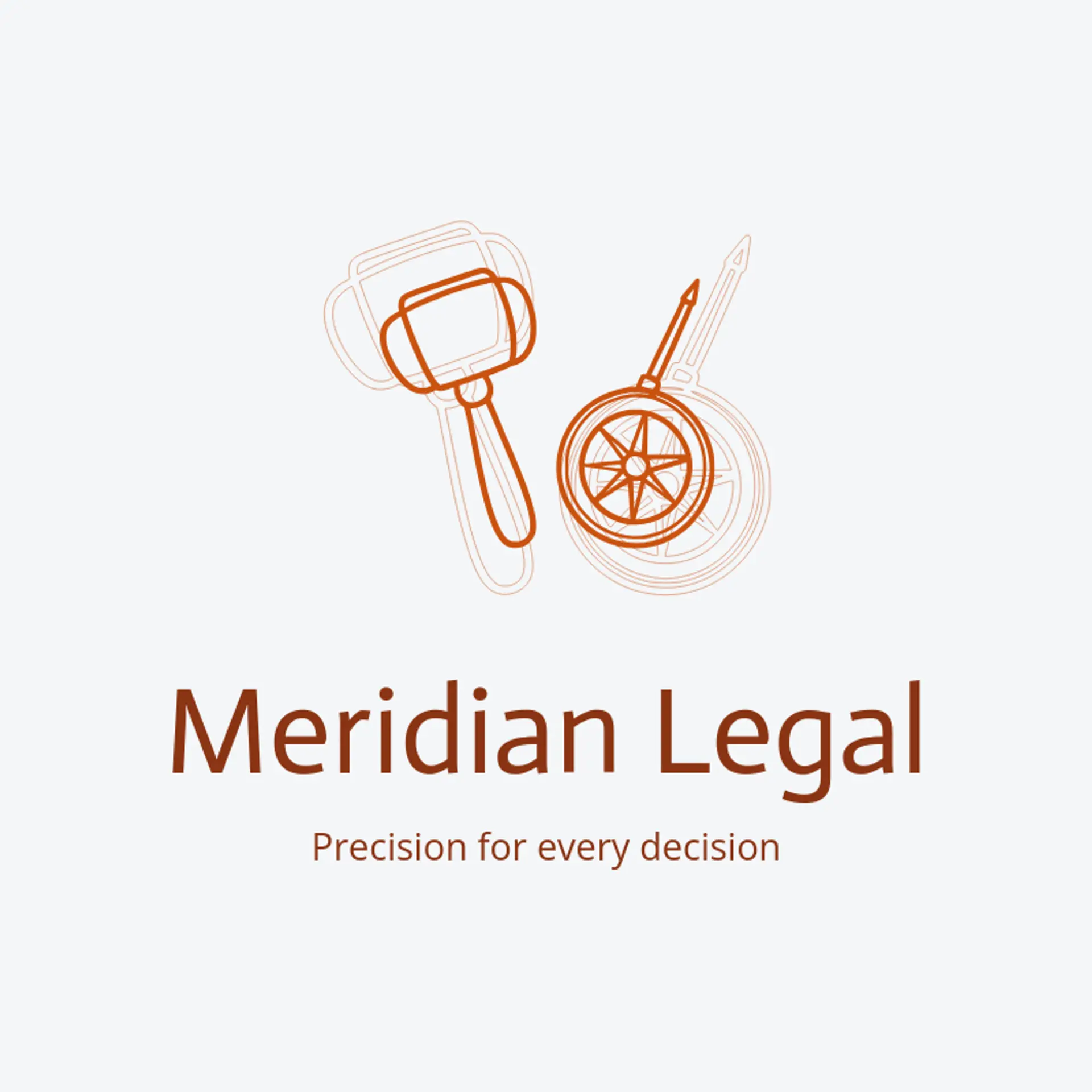 Meridian Legal logo for lawyer