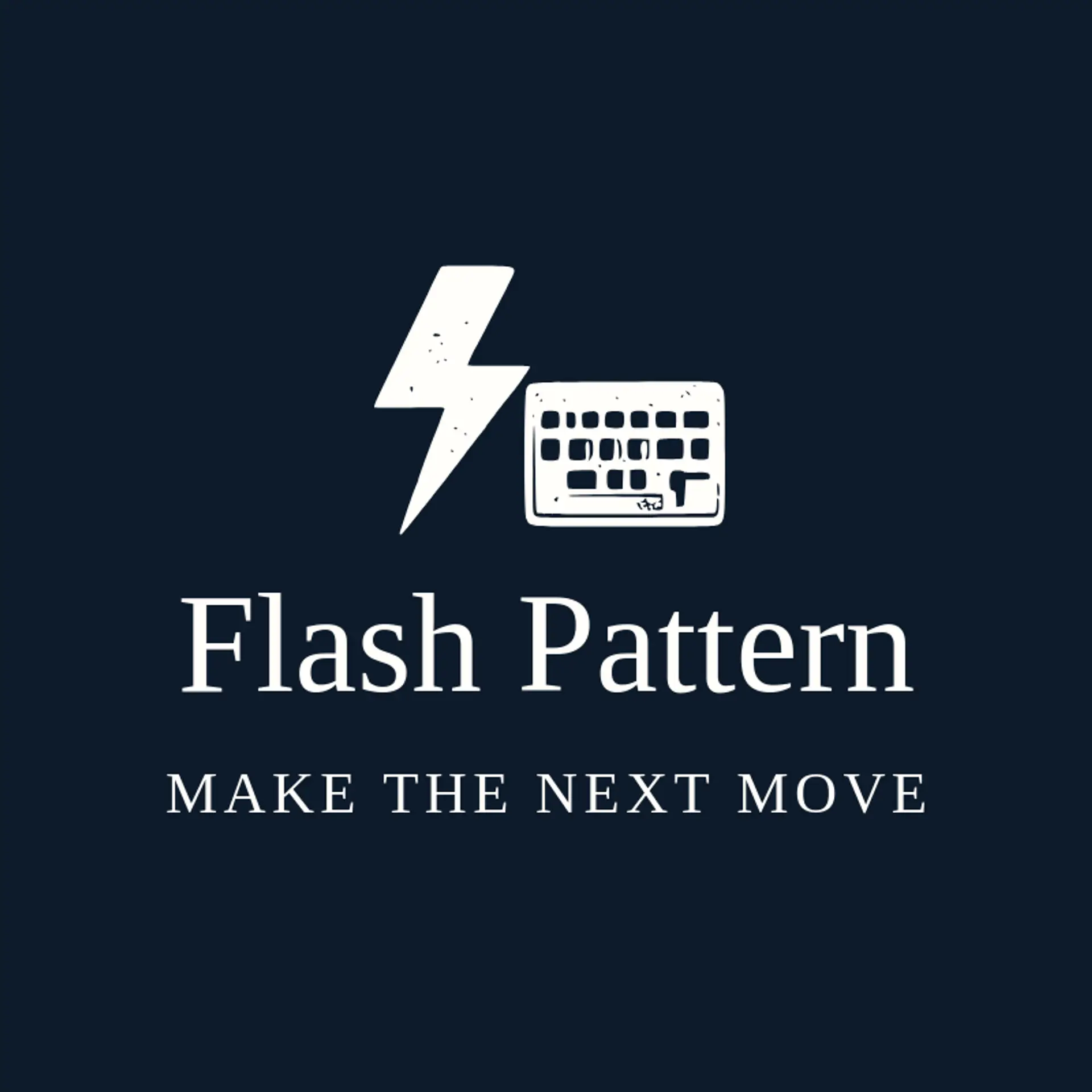 Flash Pattern logo for coding